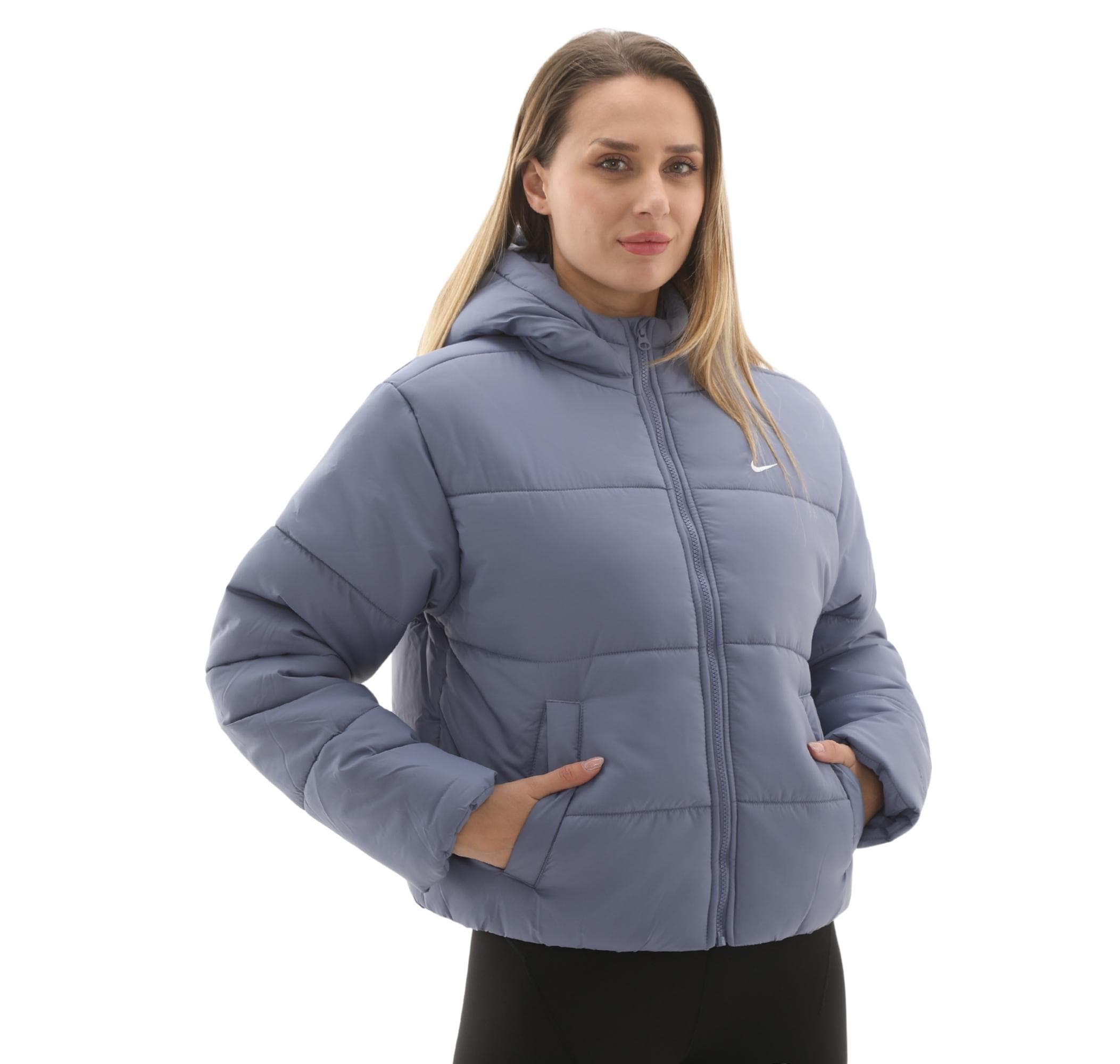 Nike Nike Sportswear Classic Puffer Kadın Mont Mavi - 3