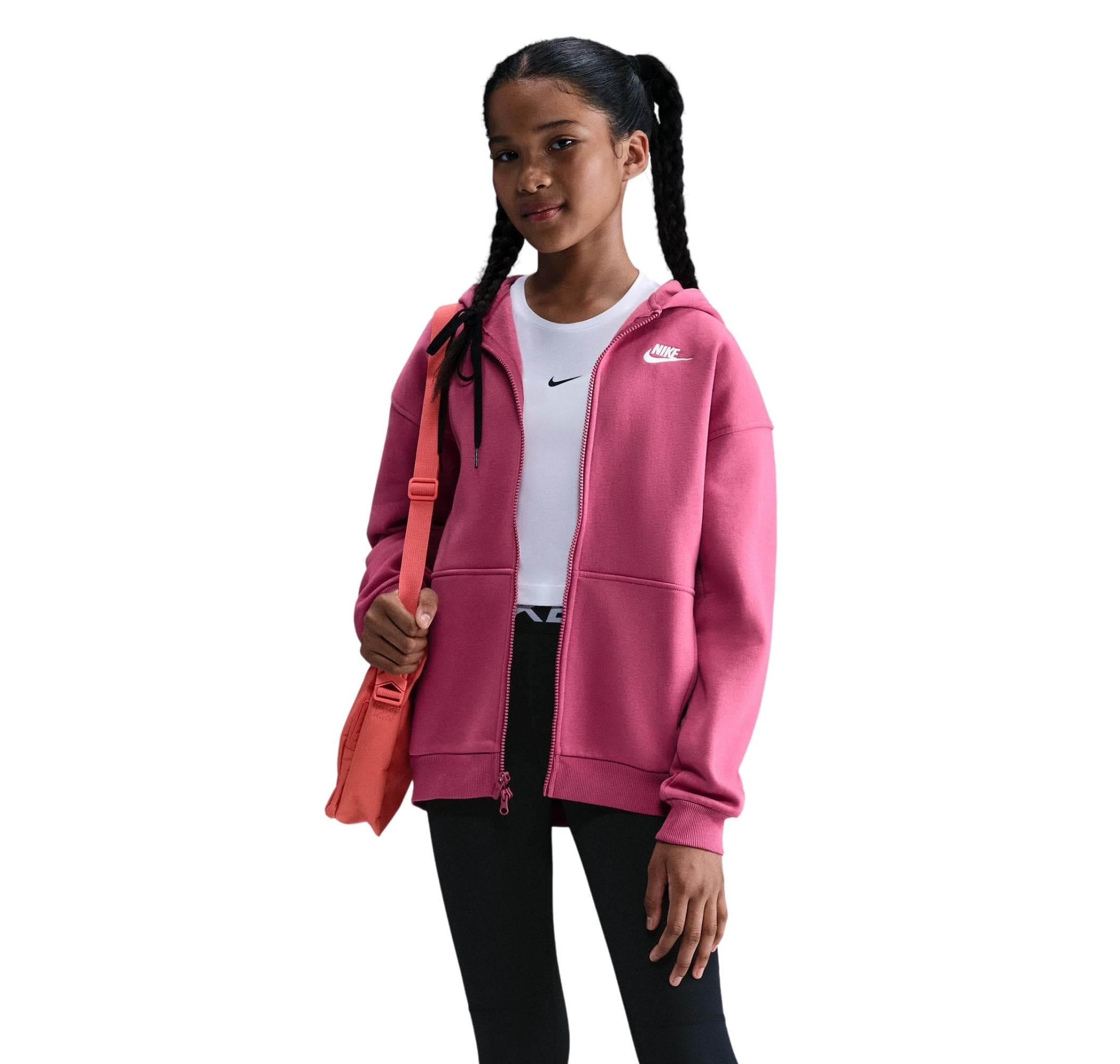 Nike Nike Sportswear Club Fleece Çocuk Ceket Pembe