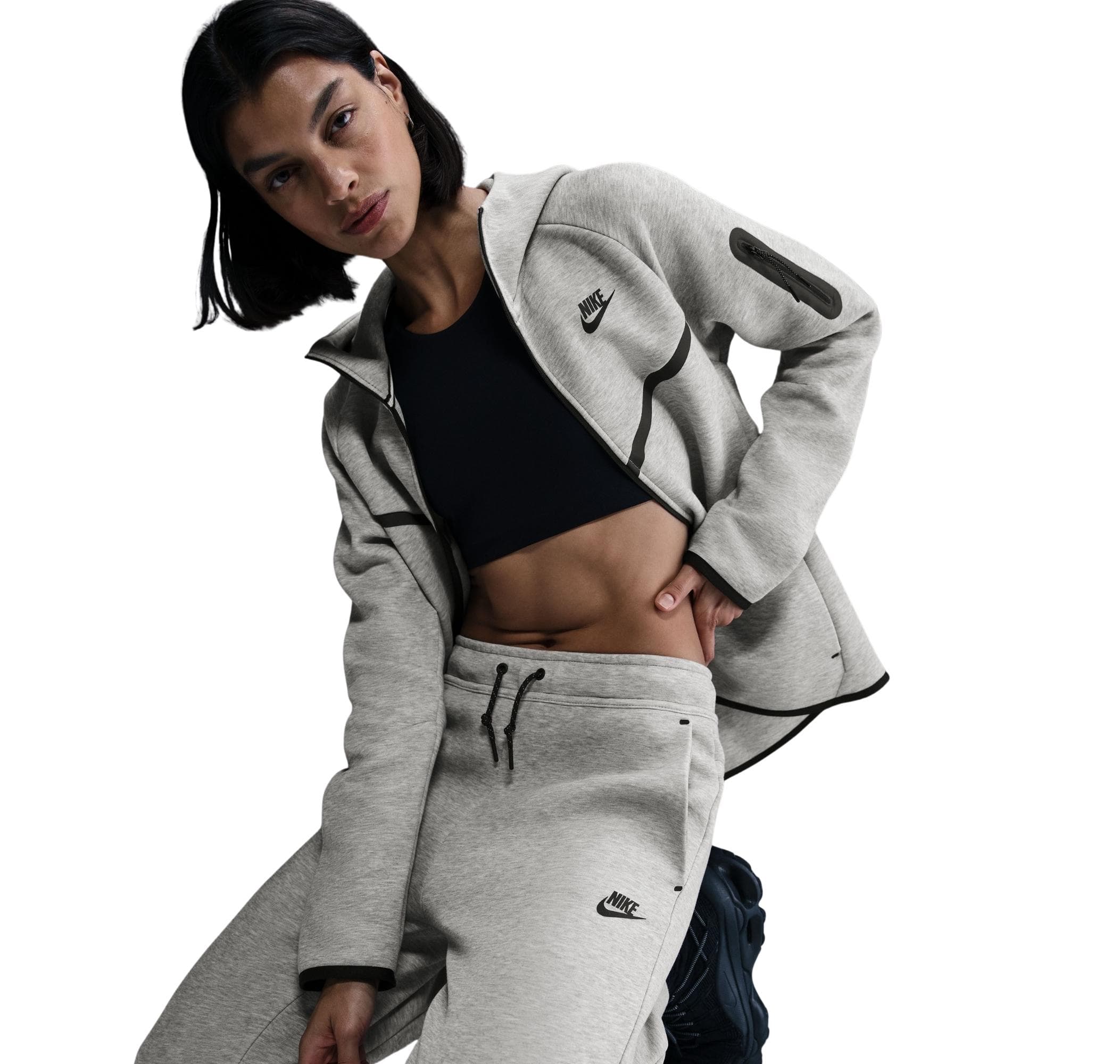 Nike Nike Sportswear Tech Fleece Kadın Eşofman Altı Gri - 6