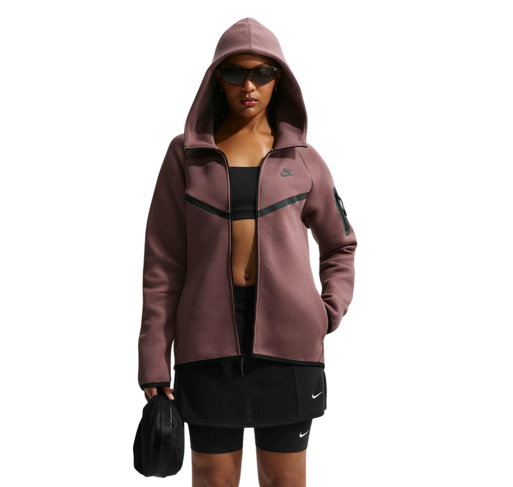 Nike Nike Sportswear Tech Fleece Windrunner Kadın Ceket Mor