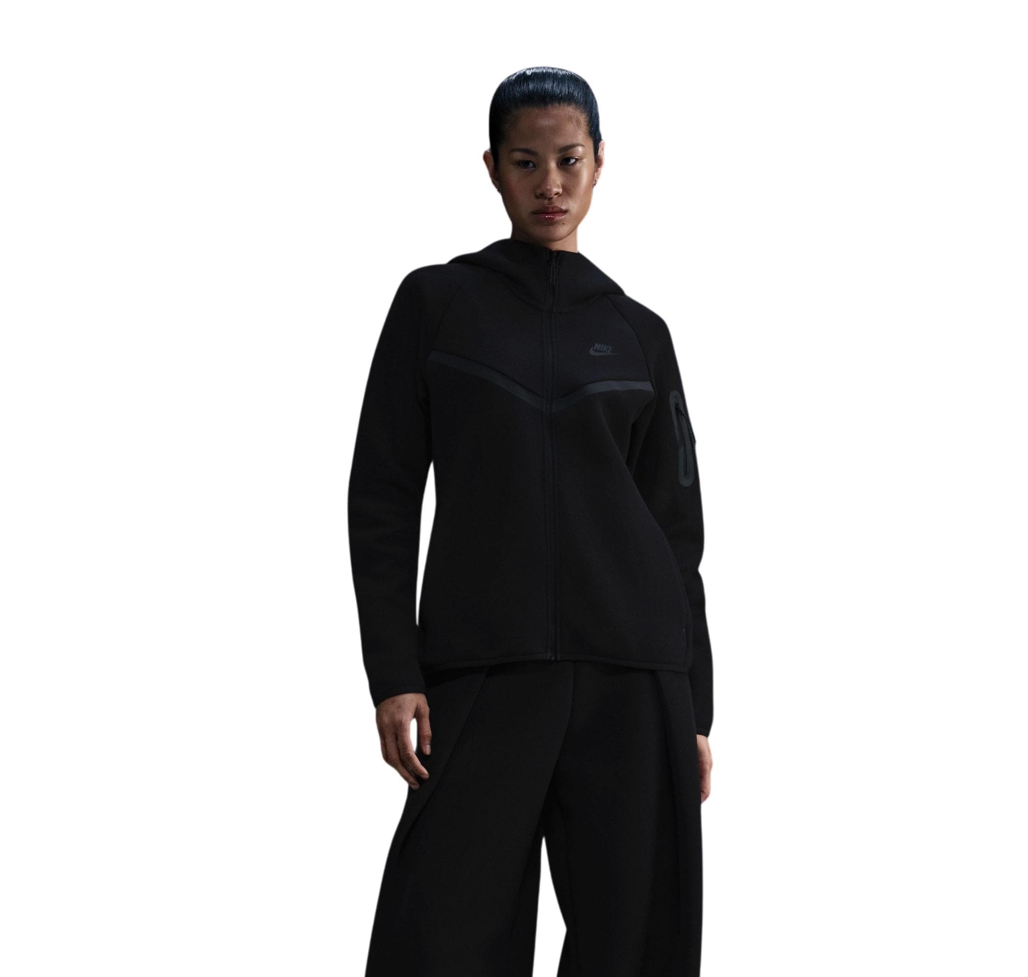 Nike Nike Sportswear Tech Fleece Windrunner Kadın Ceket Siyah - 5