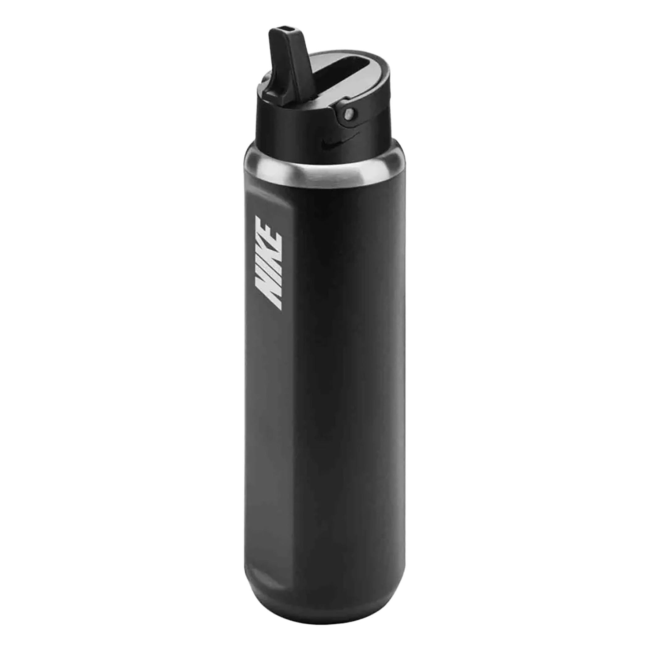 Nike Nike Ss Recharge Straw Bottle 24 Oz Rfsh Erkek Suluk - Matara Siyah - 3