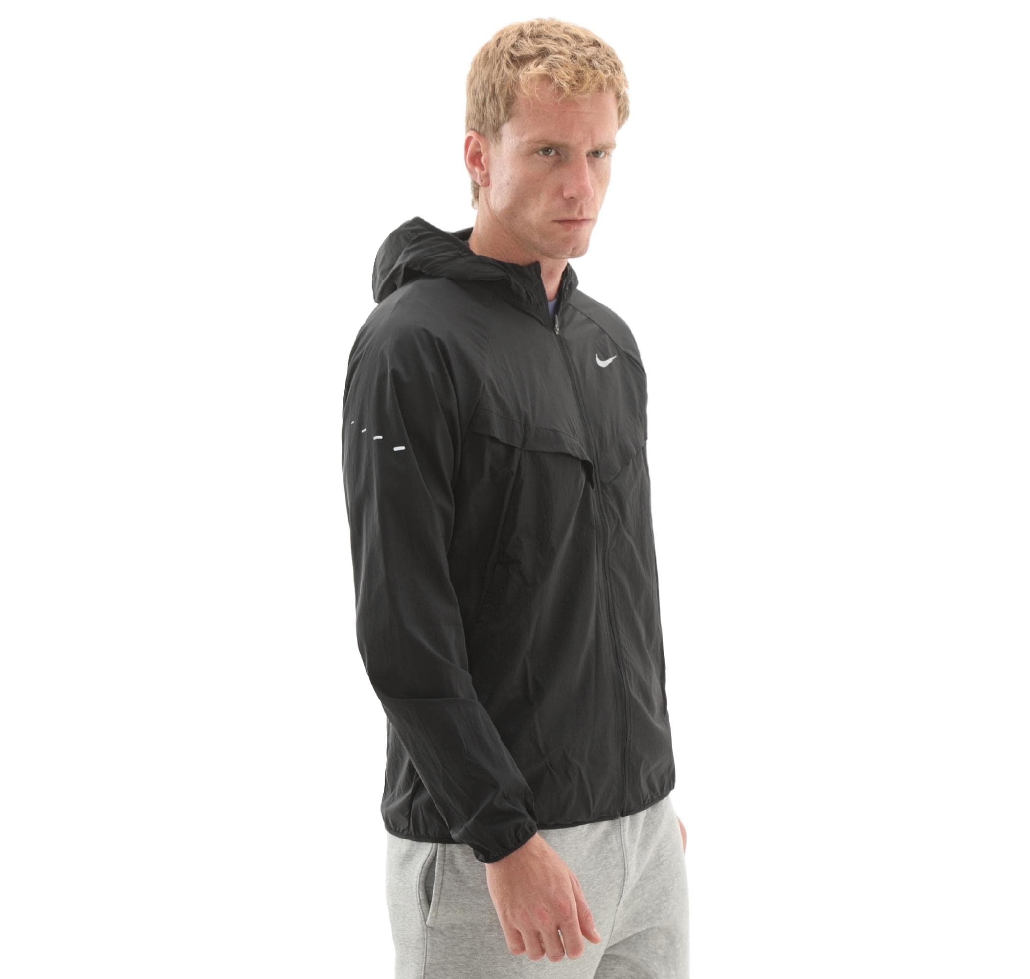 Nike Nike Stride Erkek Yağmurluk-Rüzgarlık Siyah - 2