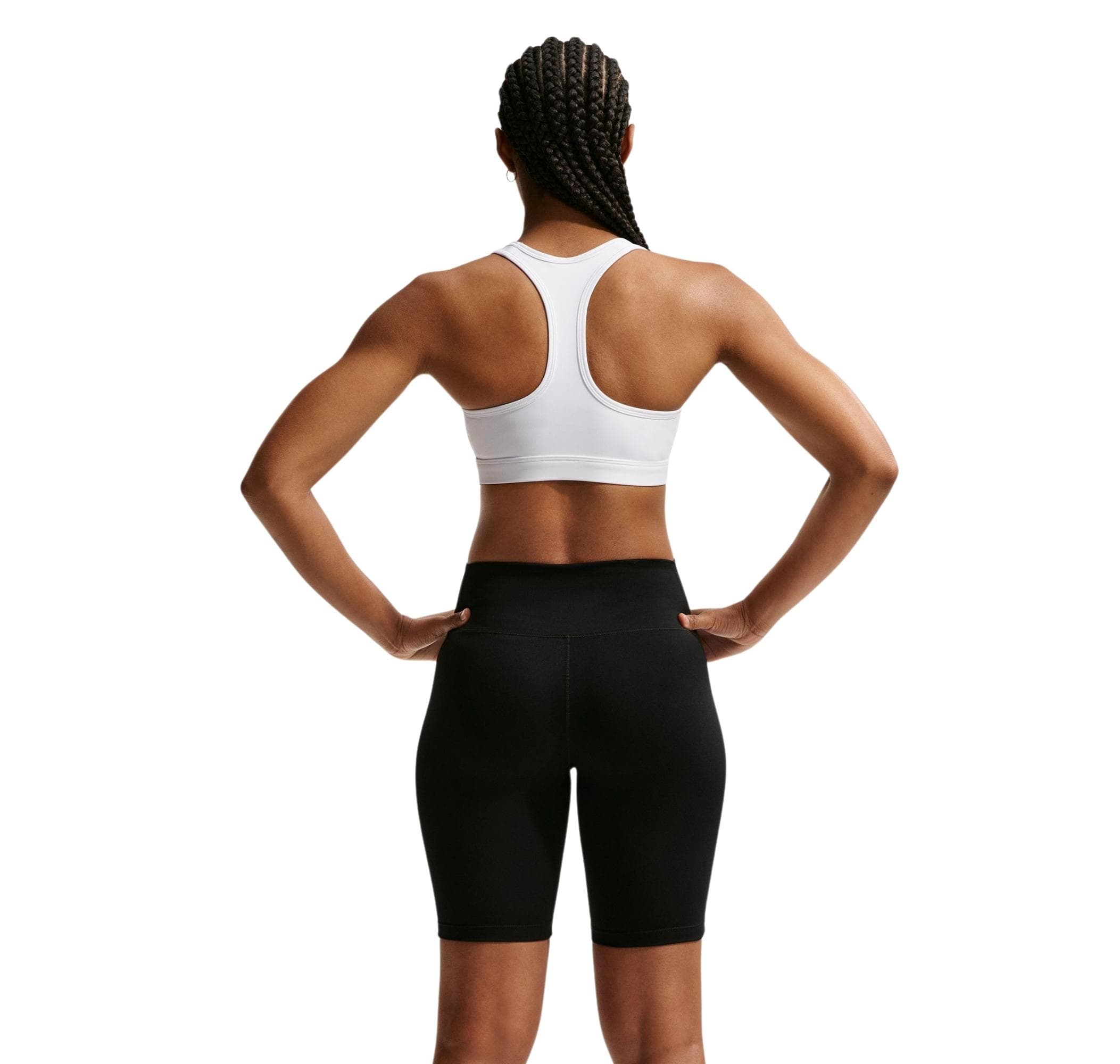 Nike Nike Swoosh Medium Support Kadın Büstiyer Beyaz - 4