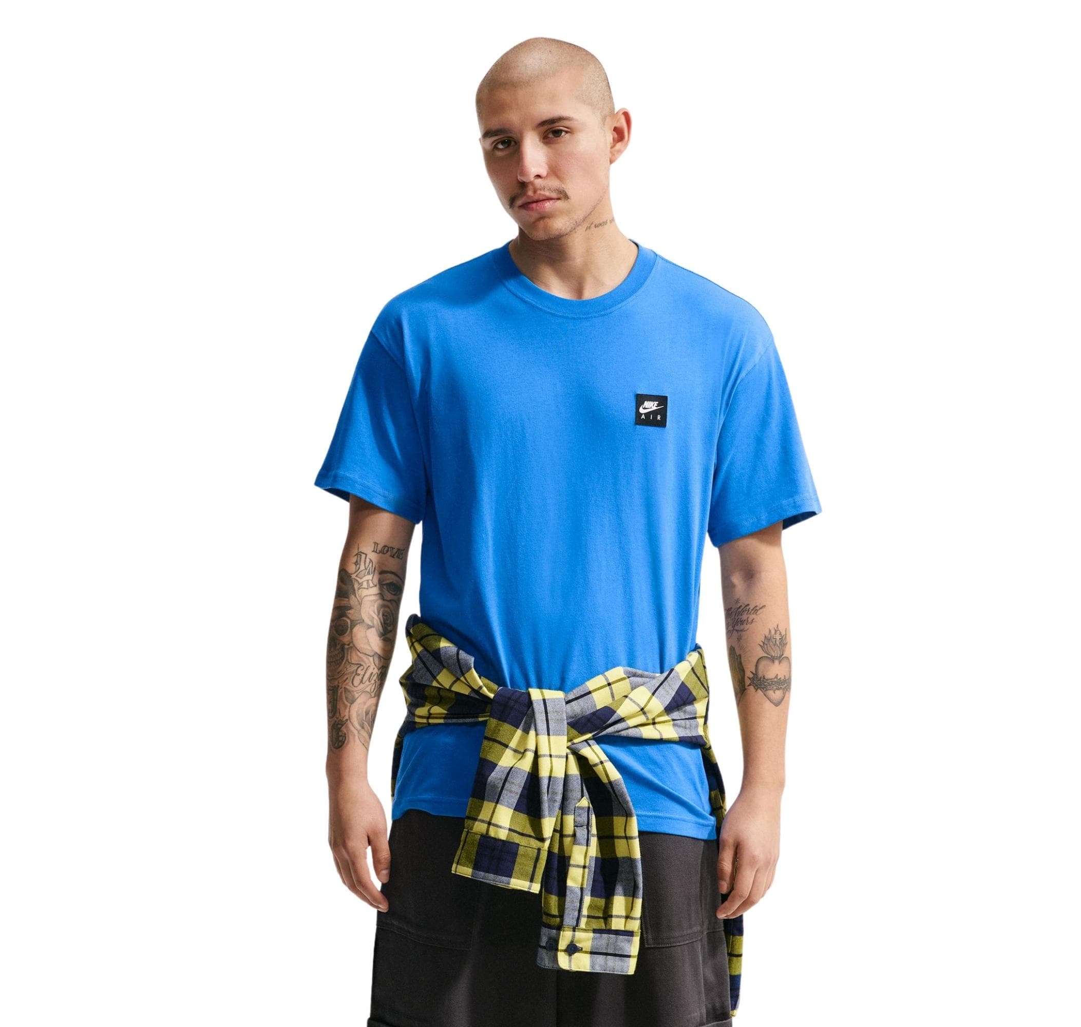Nike Nike U Nsw Tee Lse Aır Box Erkek T-Shirt Mavi
