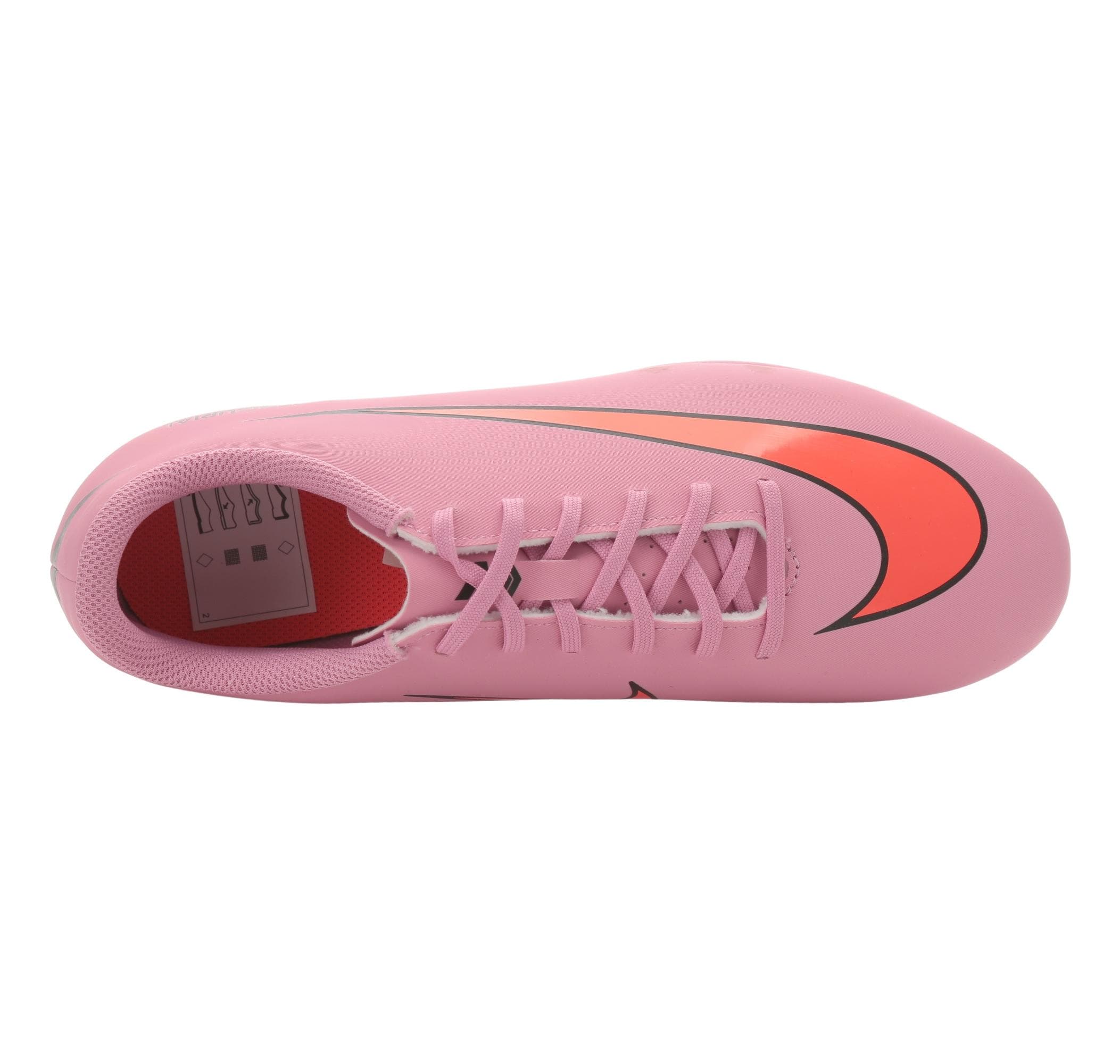 Nike Nike Vapor 16 Club Fg-Mg Erkek Spor Ayakkabı Pembe - 5