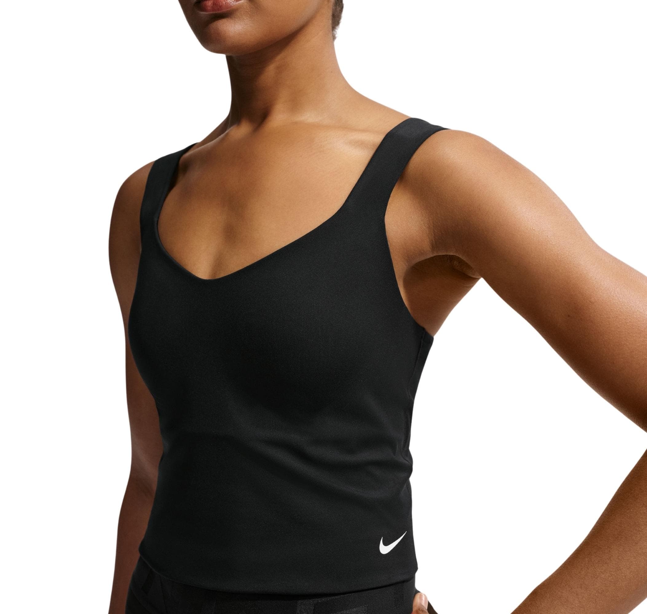 Nike Nike W Np Sculpt Bra Tank Kadın T-Shirt Siyah - 3