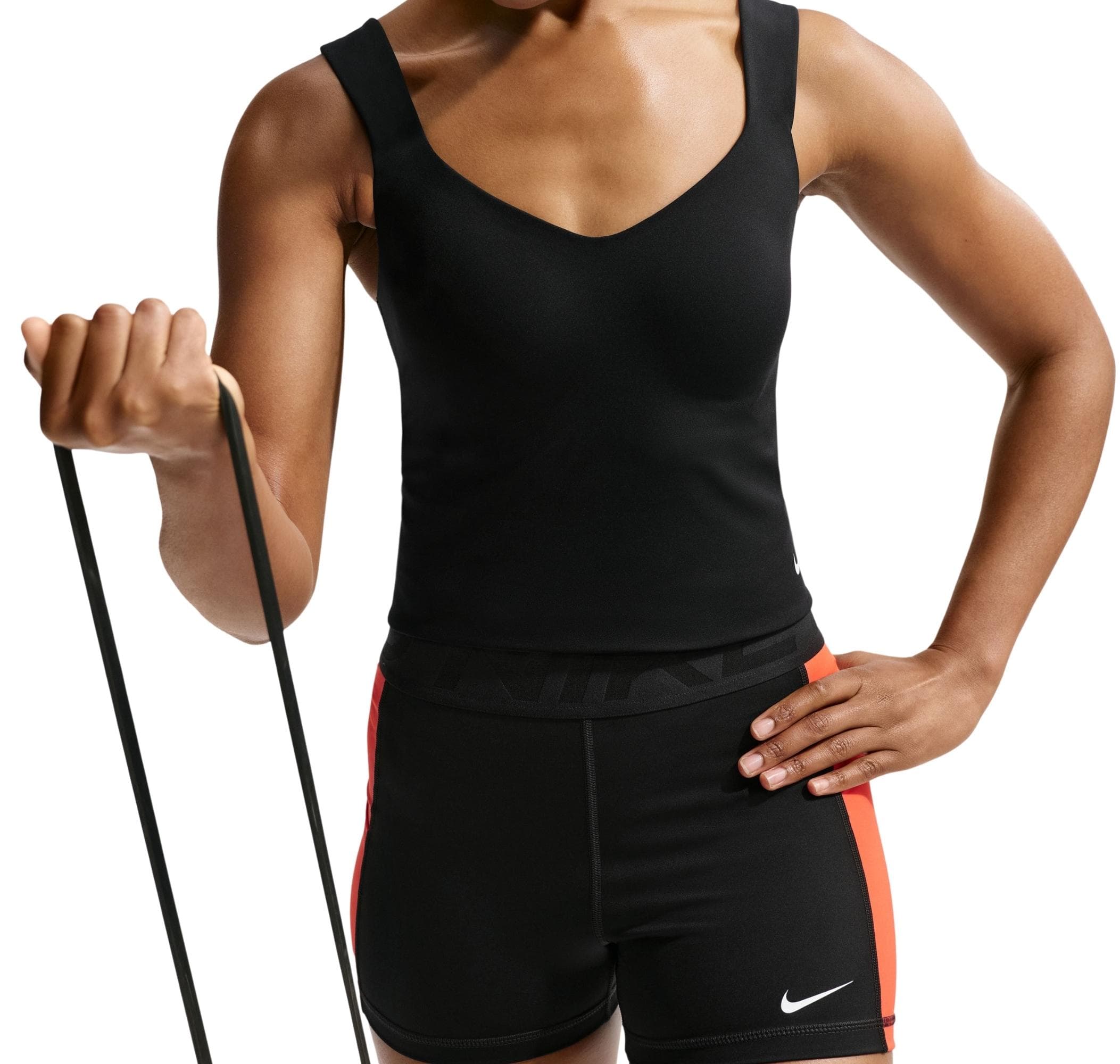 Nike Nike W Np Sculpt Bra Tank Kadın T-Shirt Siyah - 4