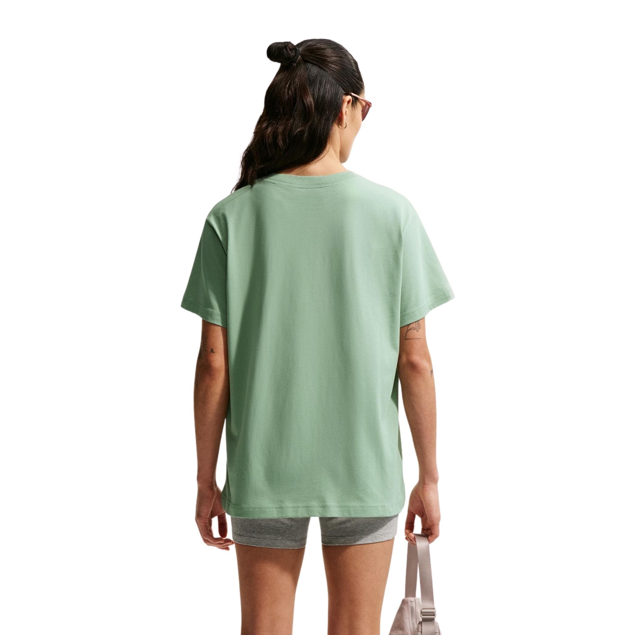 Nike Nike W Nsw Classıc Ss Tee Kadın T-Shirt Yeşil - 2