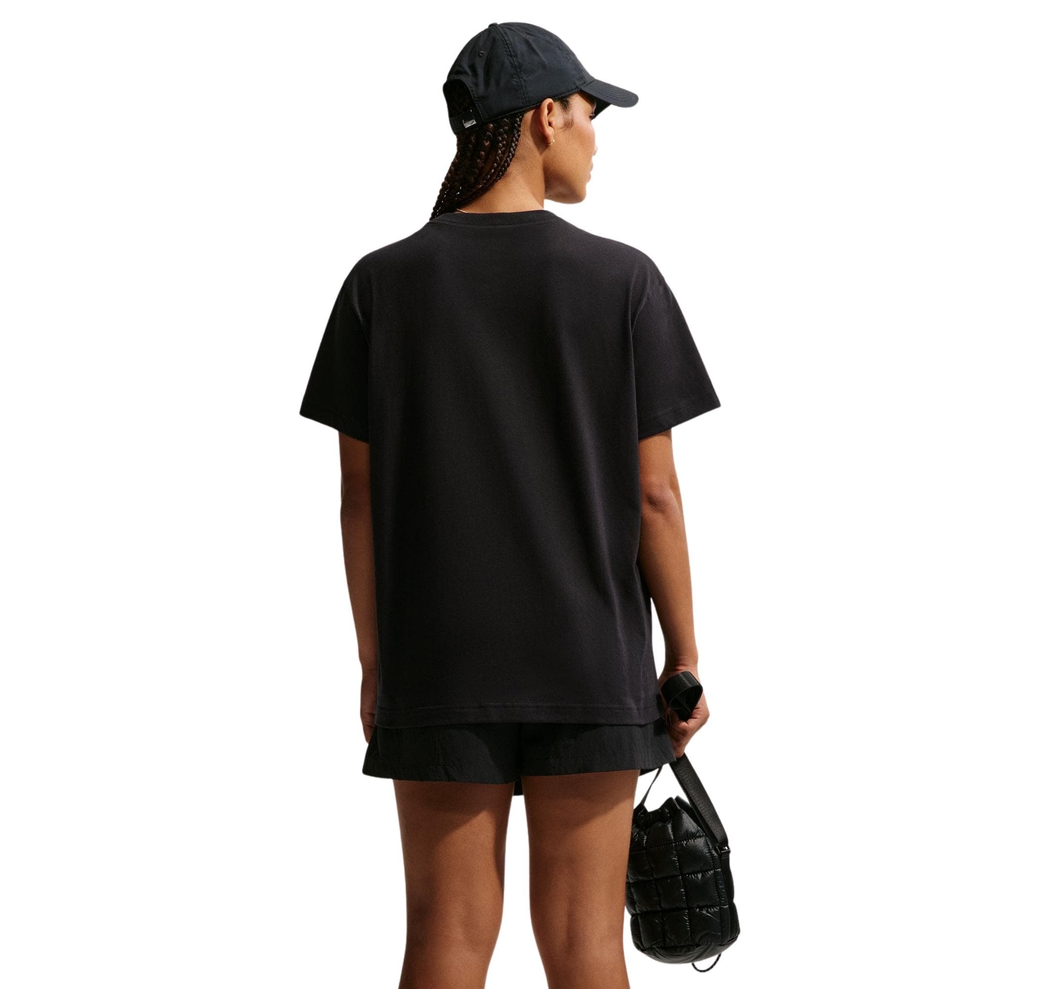 Nike Nike W Nsw Clsc Bf Oc Inconnect Tee Kadın T-Shirt Siyah - 2