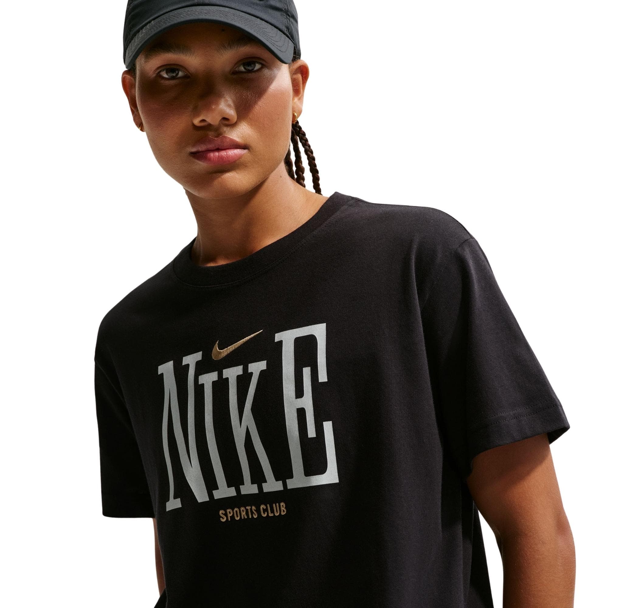 Nike Nike W Nsw Clsc Bf Oc Inconnect Tee Kadın T-Shirt Siyah - 3