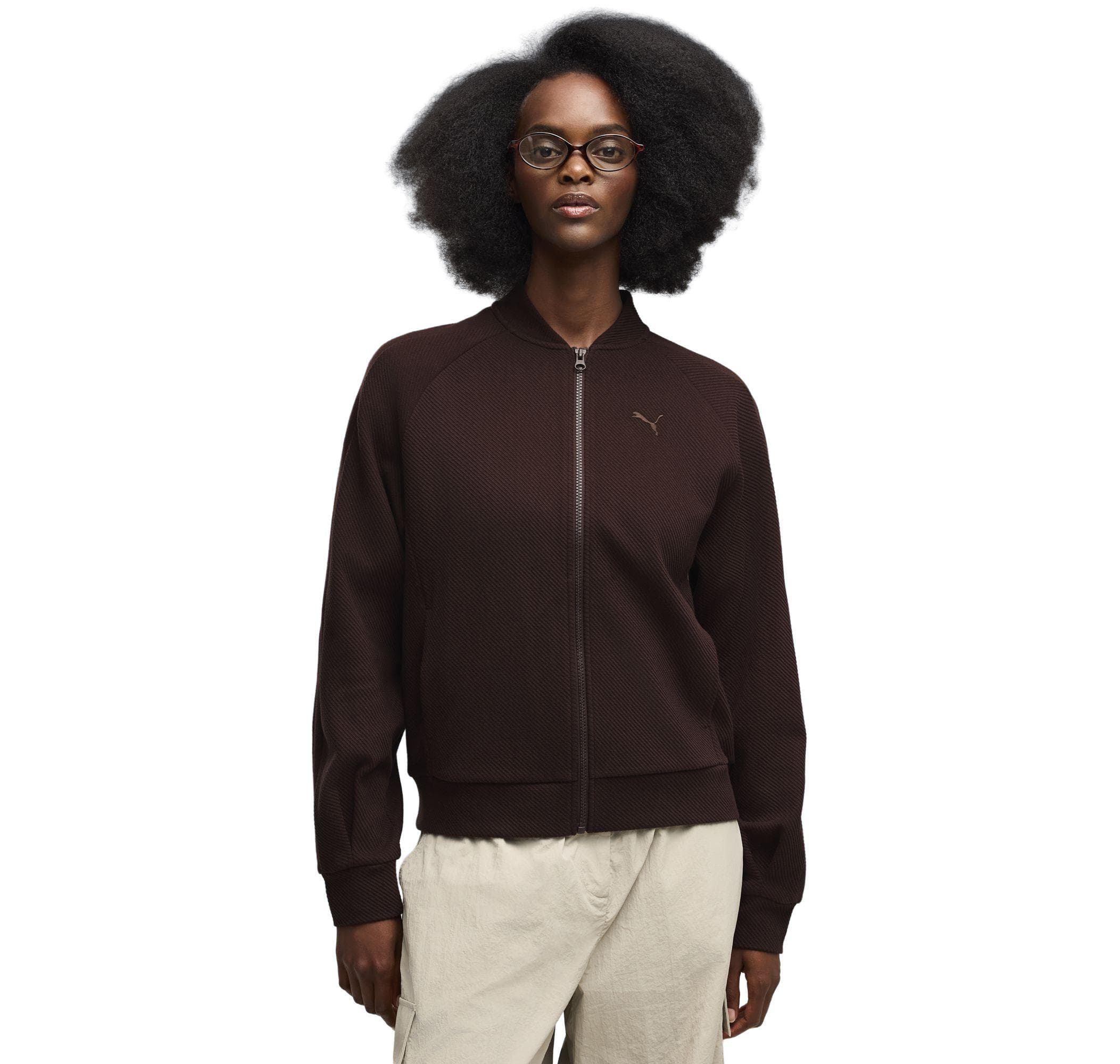 Puma Puma Class Full-Zip Jacket Kadın Ceket Kahve