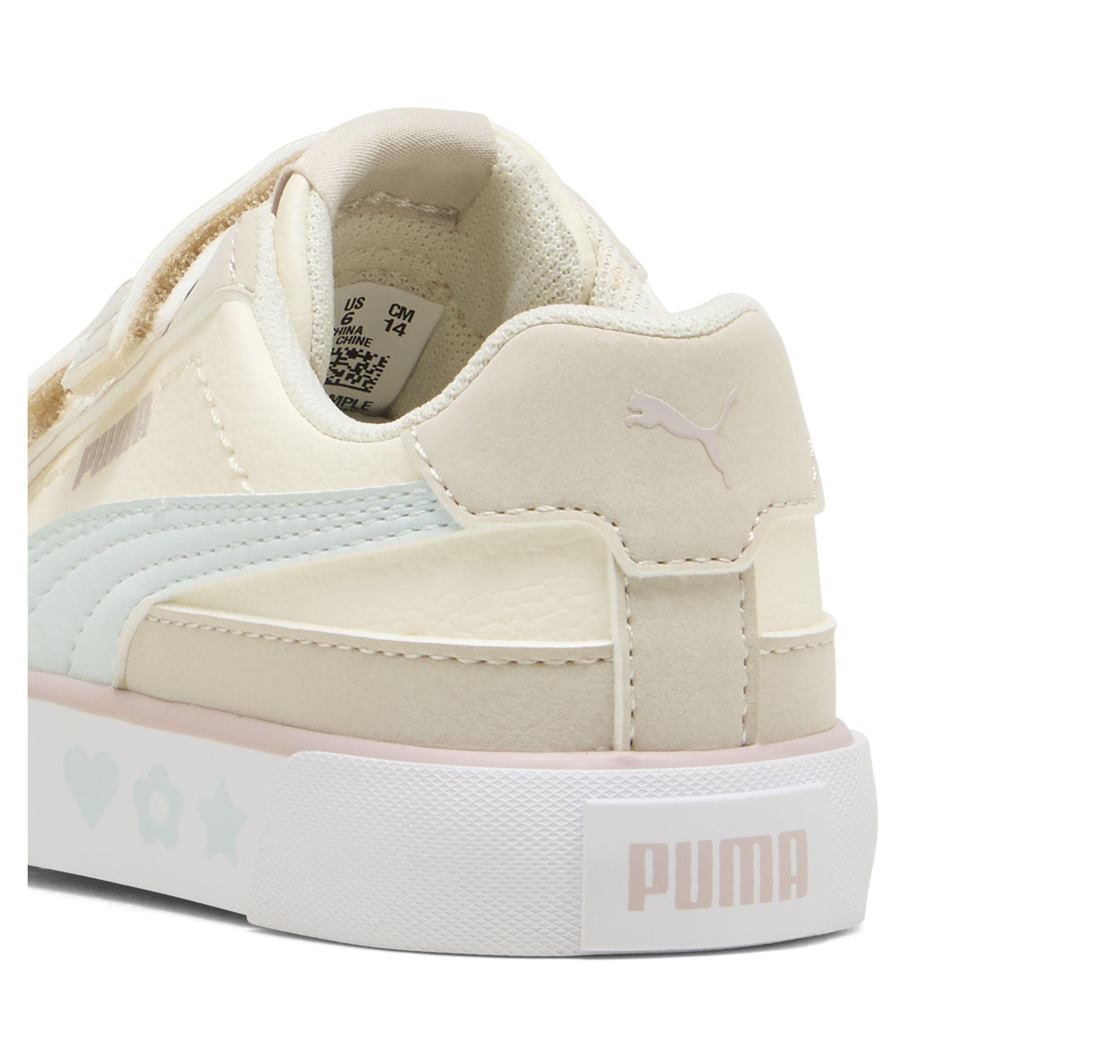 Puma Puma Court Classic Vulc Inf Bebek Spor Ayakkabı Krem - 6