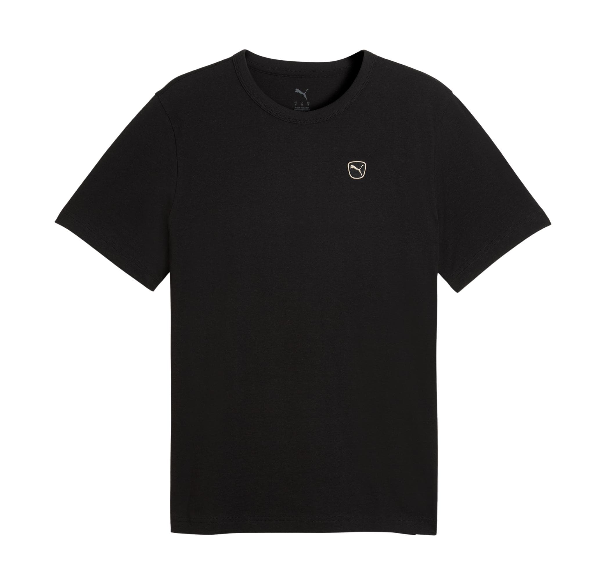 Puma Puma Ess Elevated Tee Tk M Erkek T-Shirt Siyah