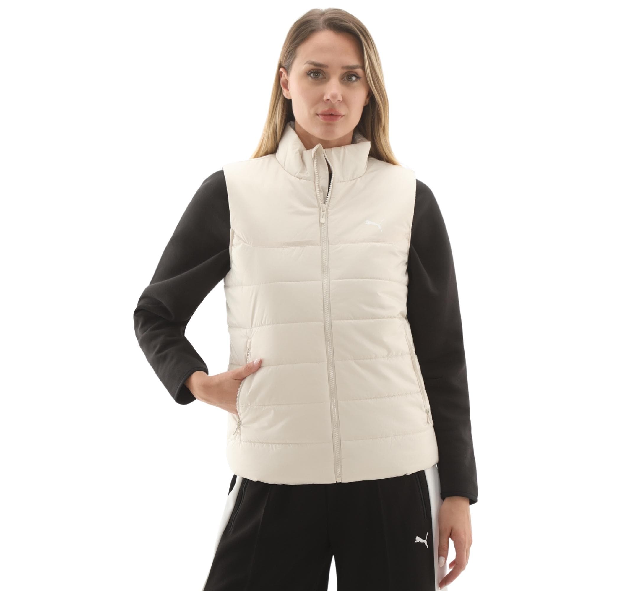 Puma Puma Ess Padded Vest Kadın Yelek Beyaz