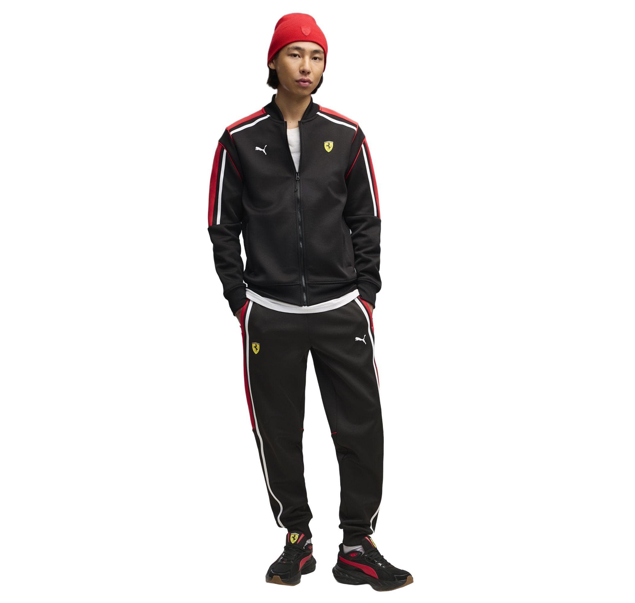Puma Puma Ferrari Mt7 Track Jkt Erkek Ceket Siyah - 4