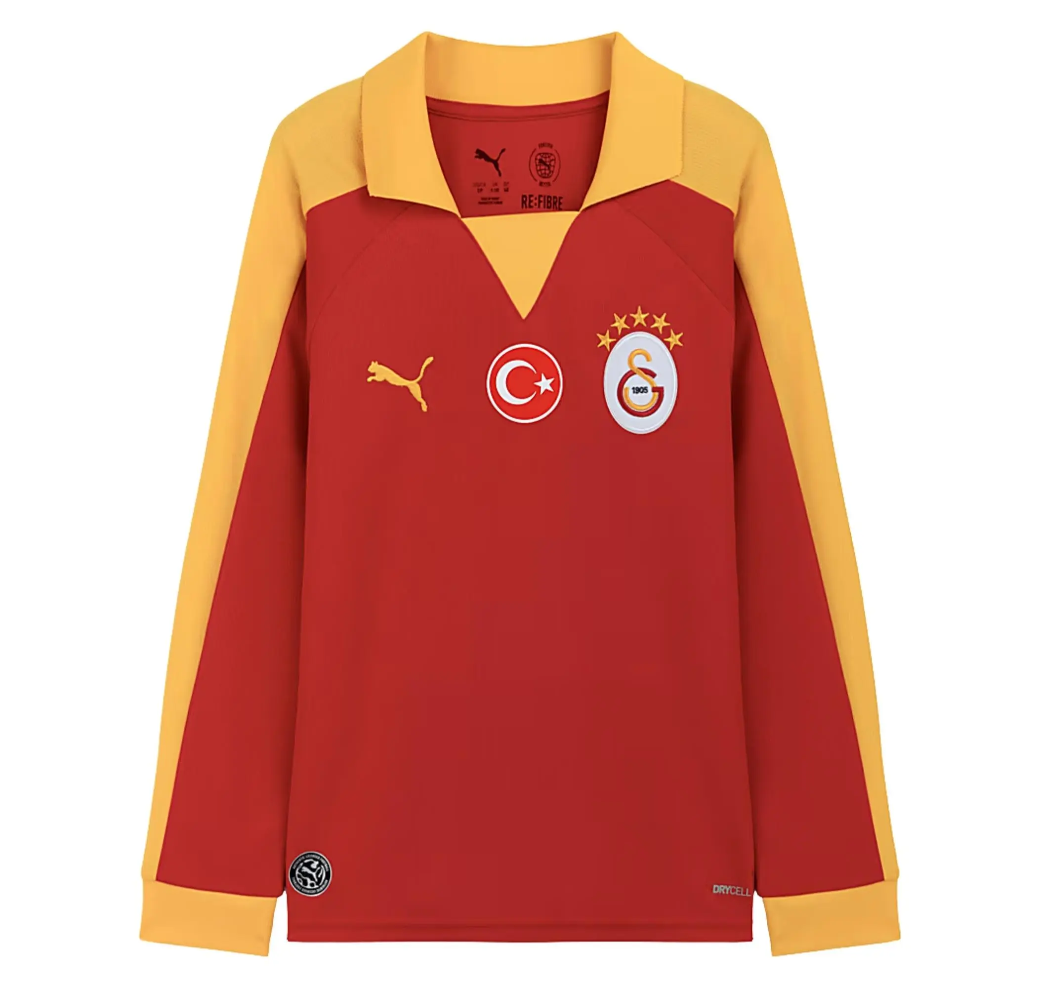 Galatasaray Puma Gs Galatasaray Retro Uzun Kollu Çocuk Forması Kırmızı