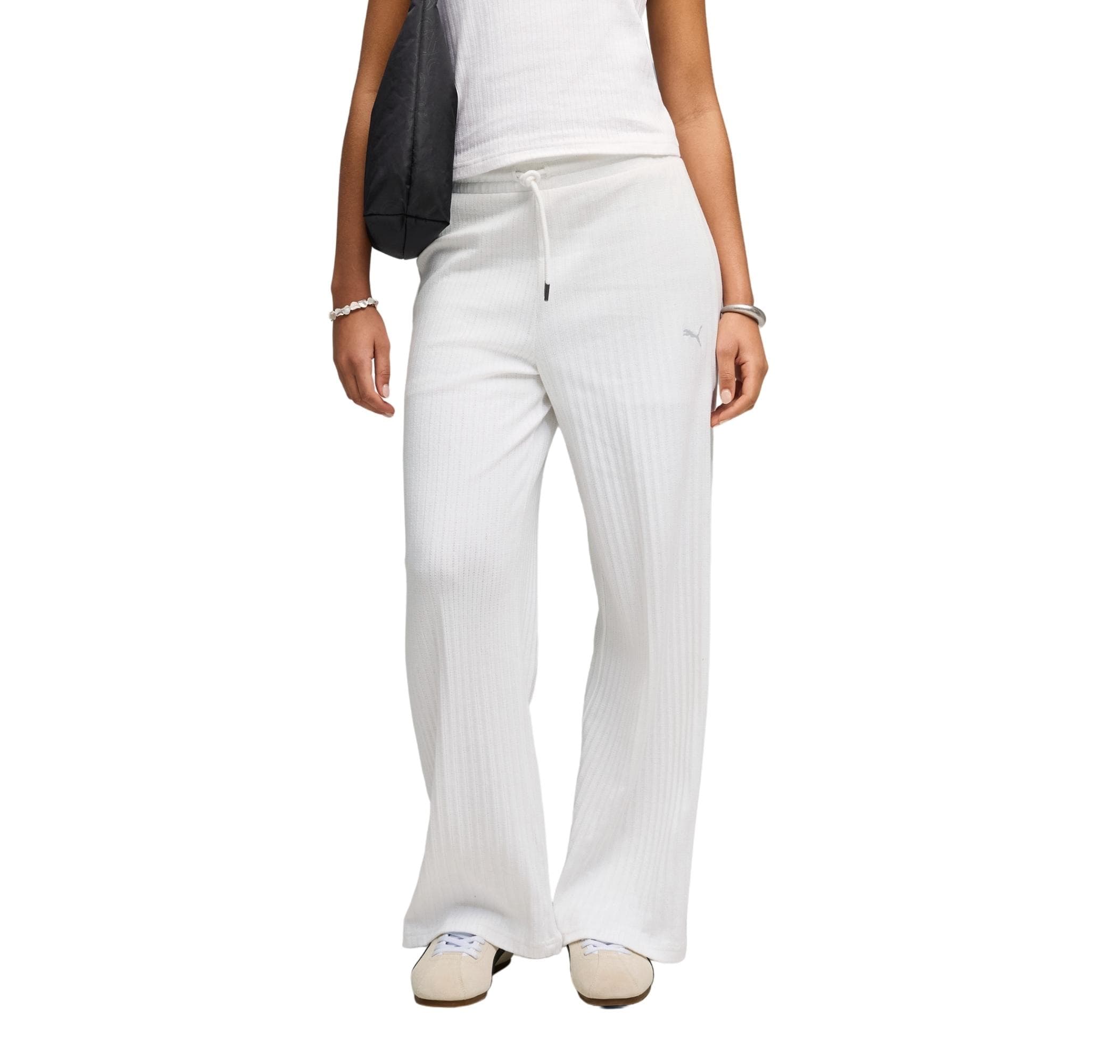 Puma Puma Her Comfort High-Waist Wide Kadın Eşofman Altı Beyaz
