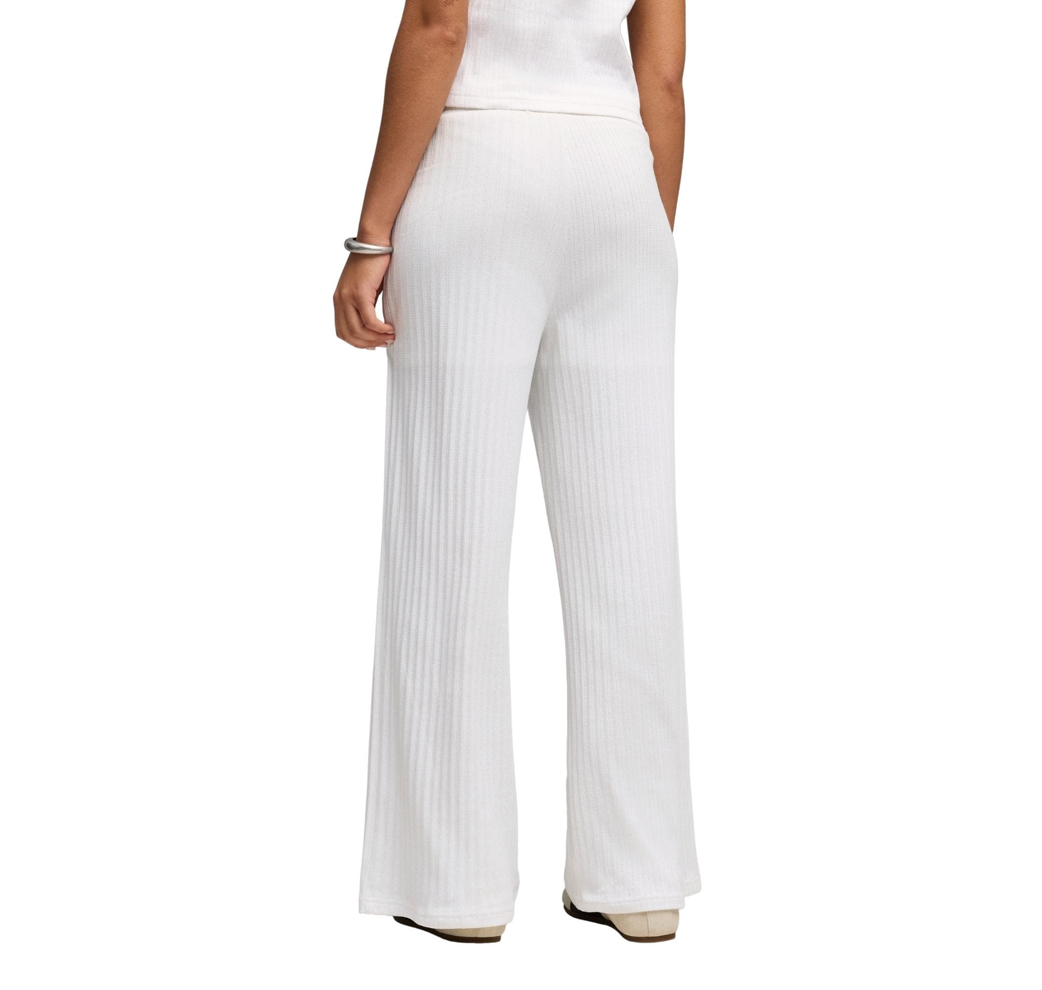 Puma Puma Her Comfort High-Waist Wide Kadın Eşofman Altı Beyaz - 3