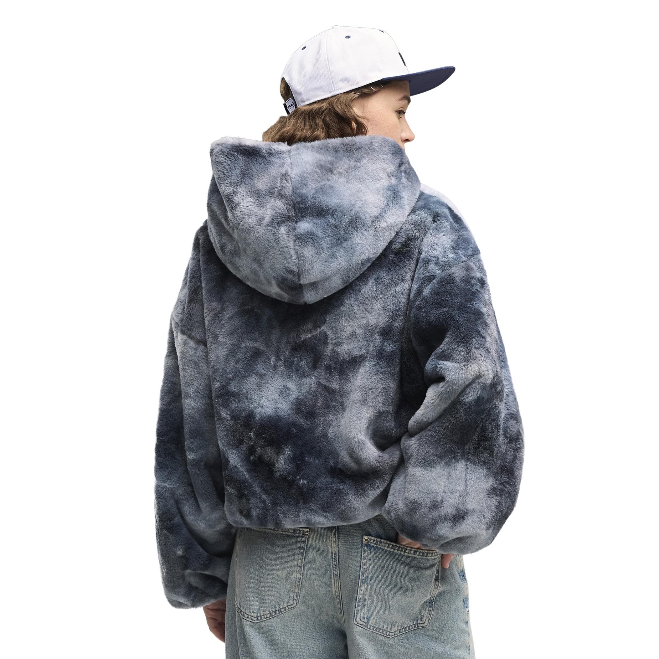 Puma Puma Highloft Fleece Jacket W Kadın Ceket Mavi - 3