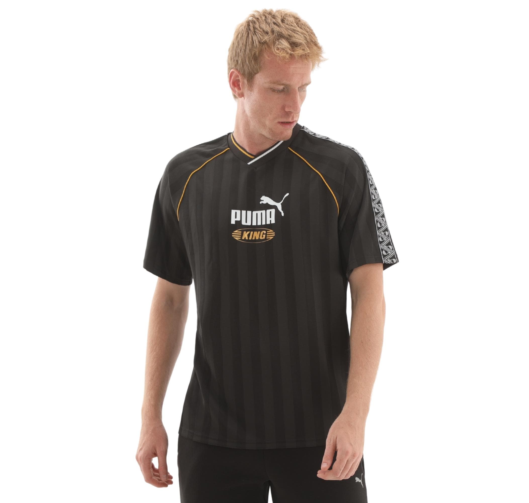 Puma Puma Kıng Relaxed Football Jersey T-Shirt Siyah
