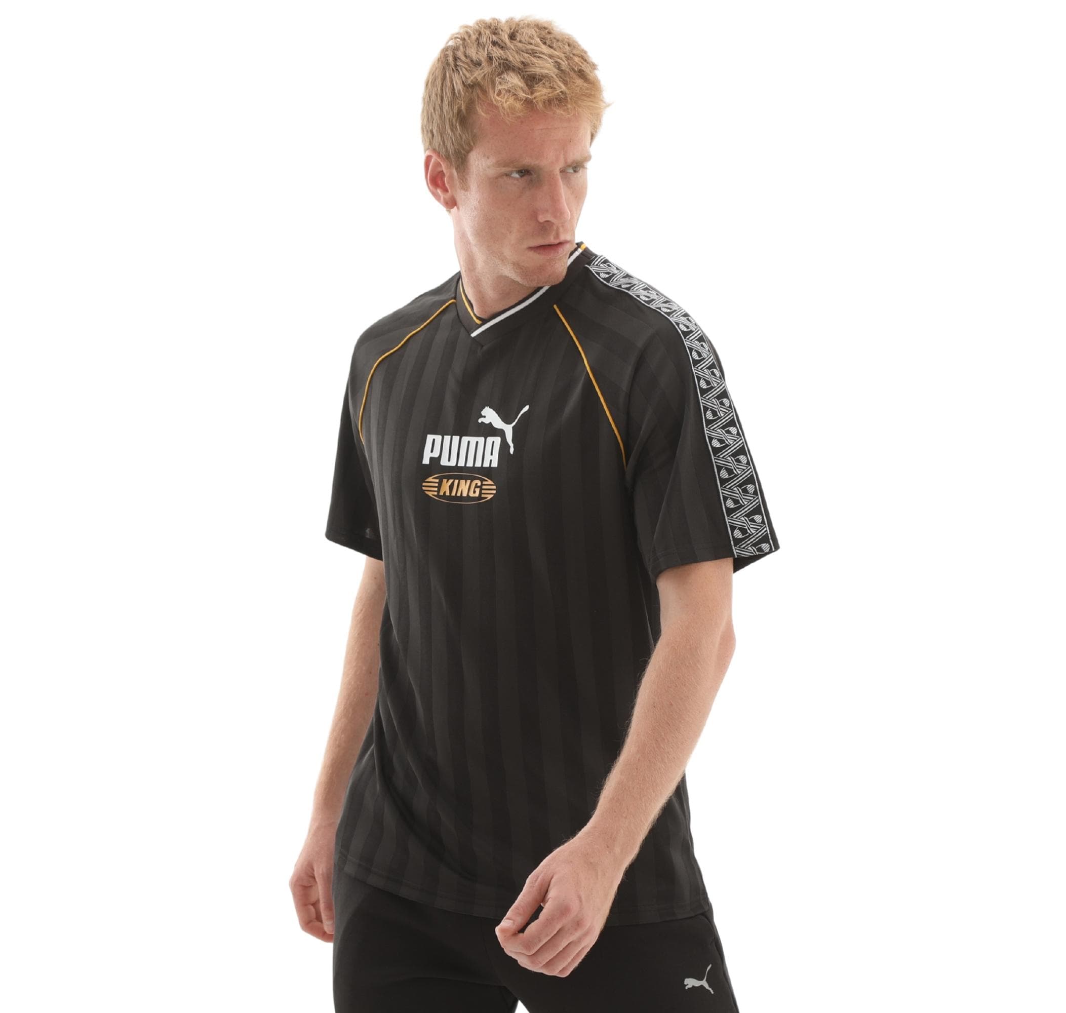 Puma Puma Kıng Relaxed Football Jersey T-Shirt Siyah - 2