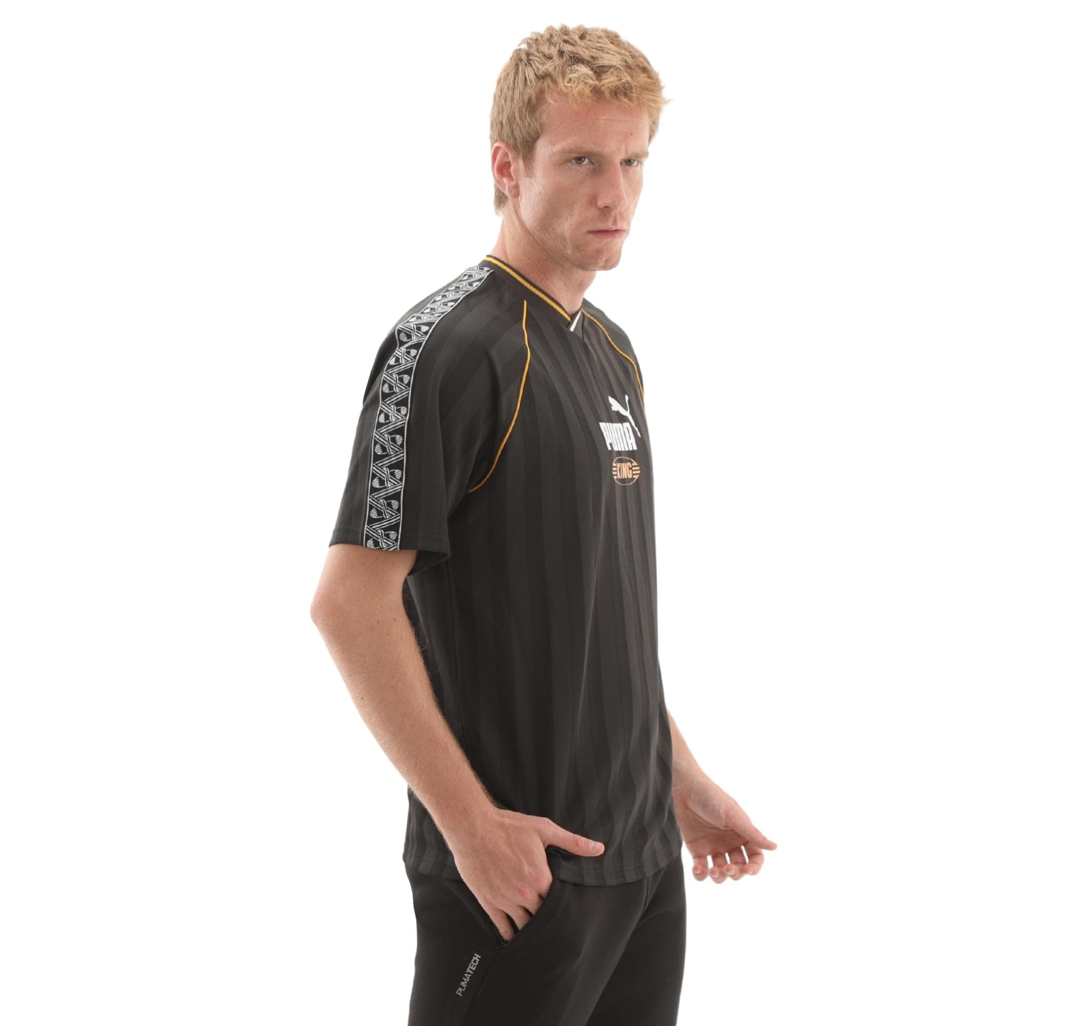 Puma Puma Kıng Relaxed Football Jersey T-Shirt Siyah - 3