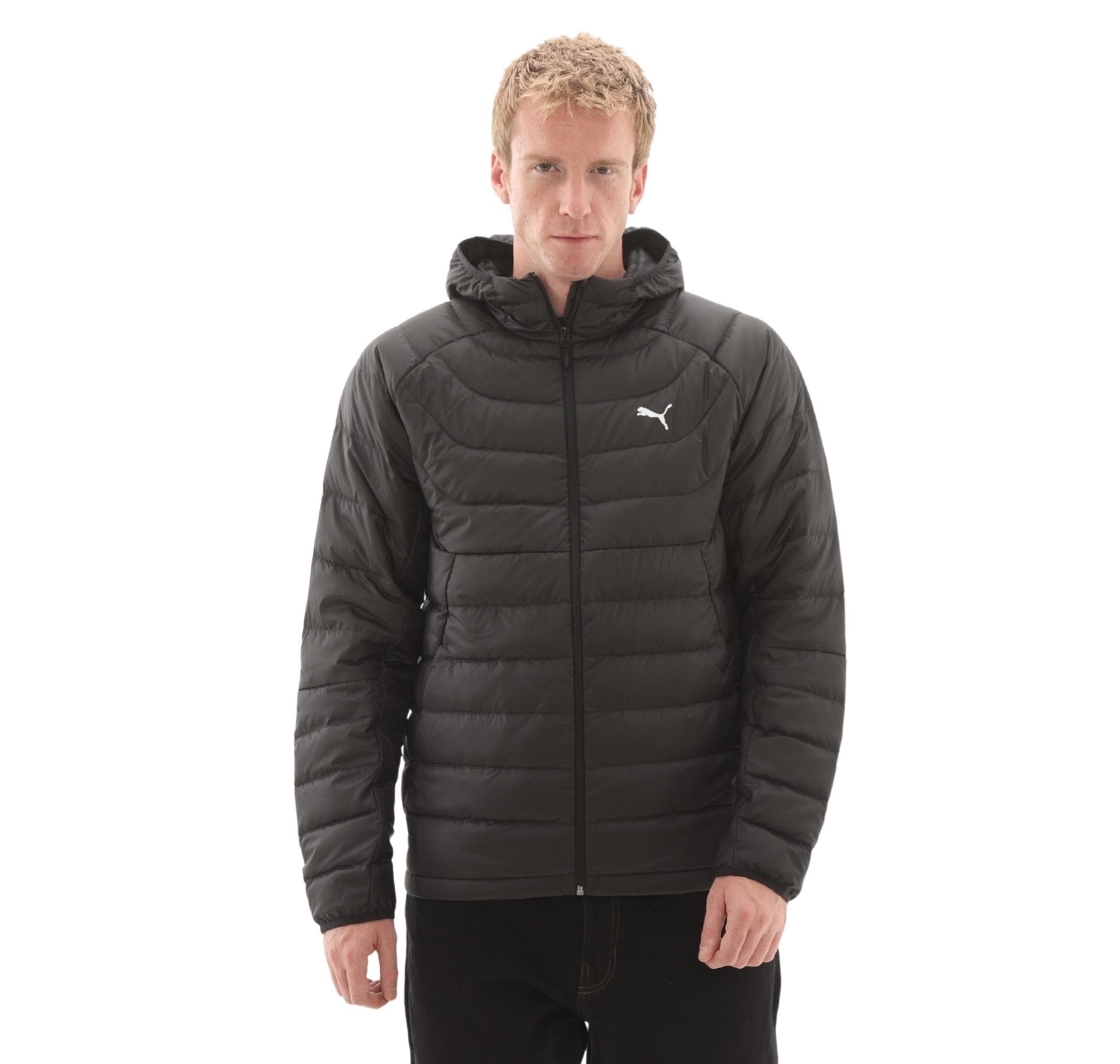 Puma Puma Packlite Hooded Down Jacket Erkek Mont Siyah