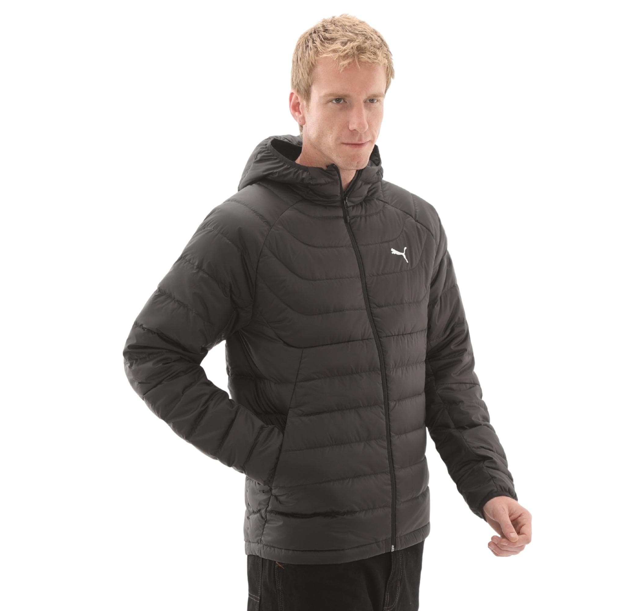 Puma Puma Packlite Hooded Down Jacket Erkek Mont Siyah - 2
