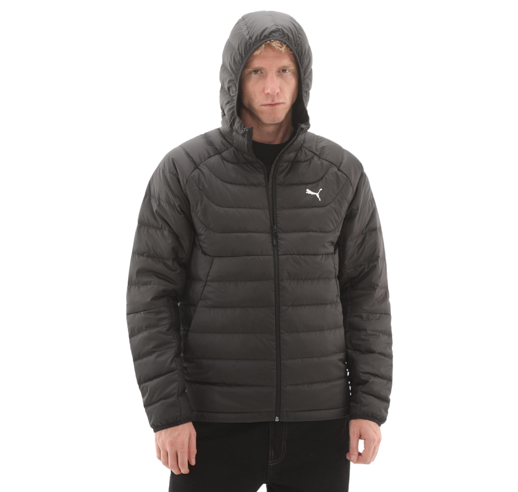 Puma Puma Packlite Hooded Down Jacket Erkek Mont Siyah - 5