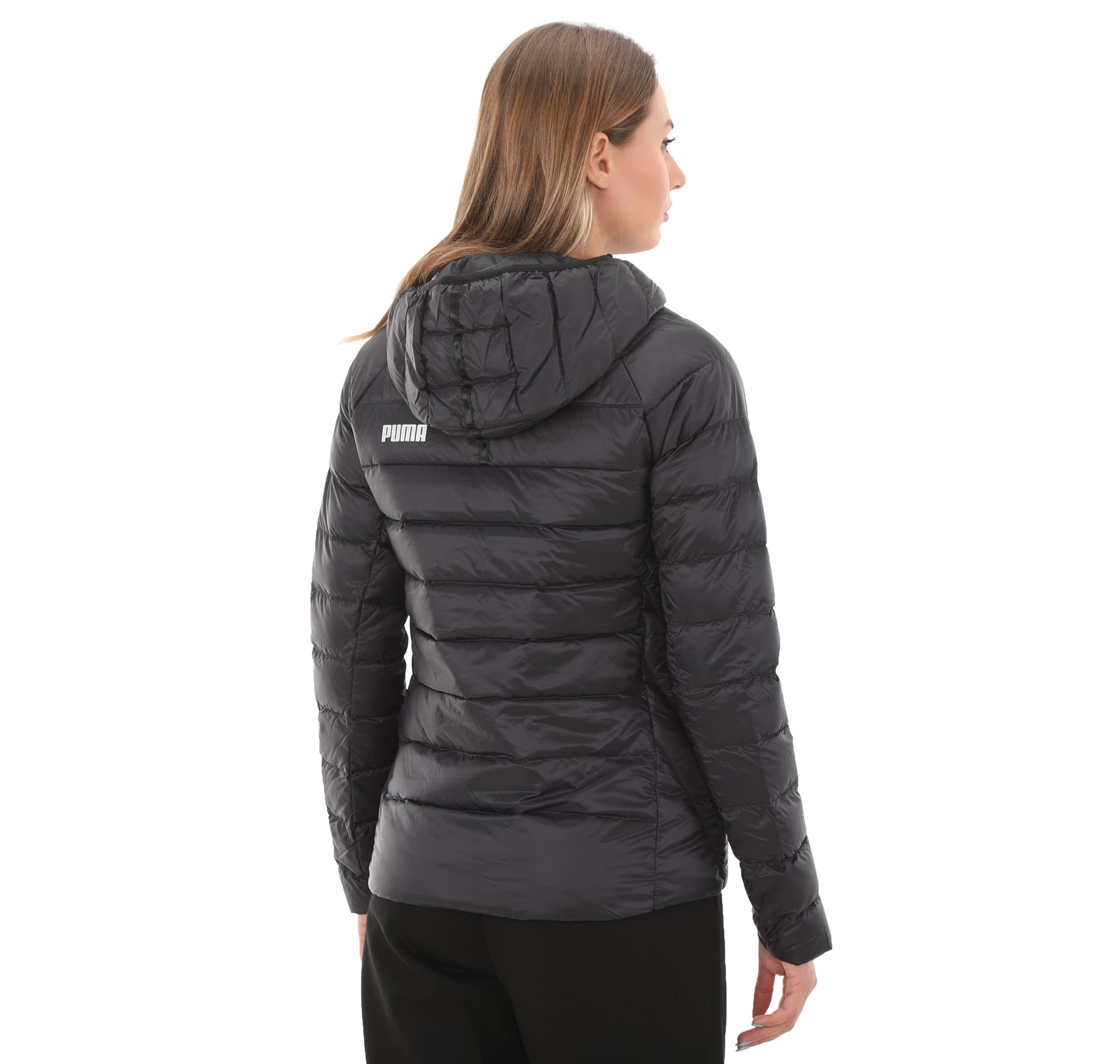 Puma Puma Packlıte Hooded Down Jacket Kadın Mont Siyah - 4