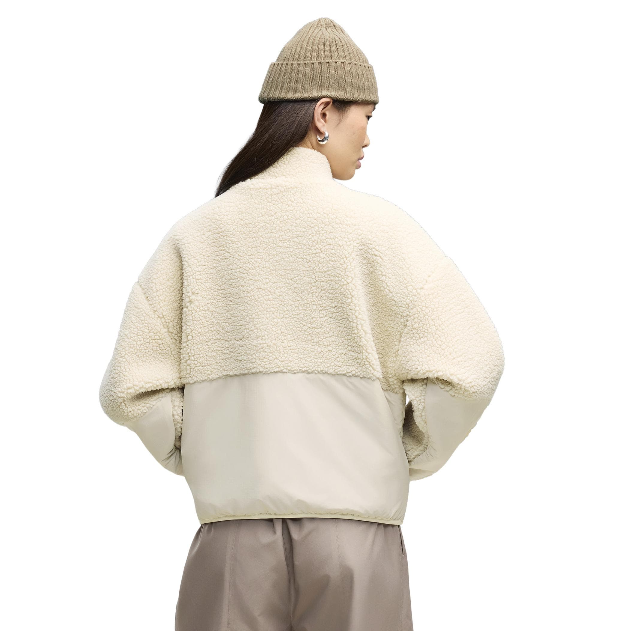 Puma Puma Re:fibre Sherpa Jacket W Kadın Ceket Krem - 4