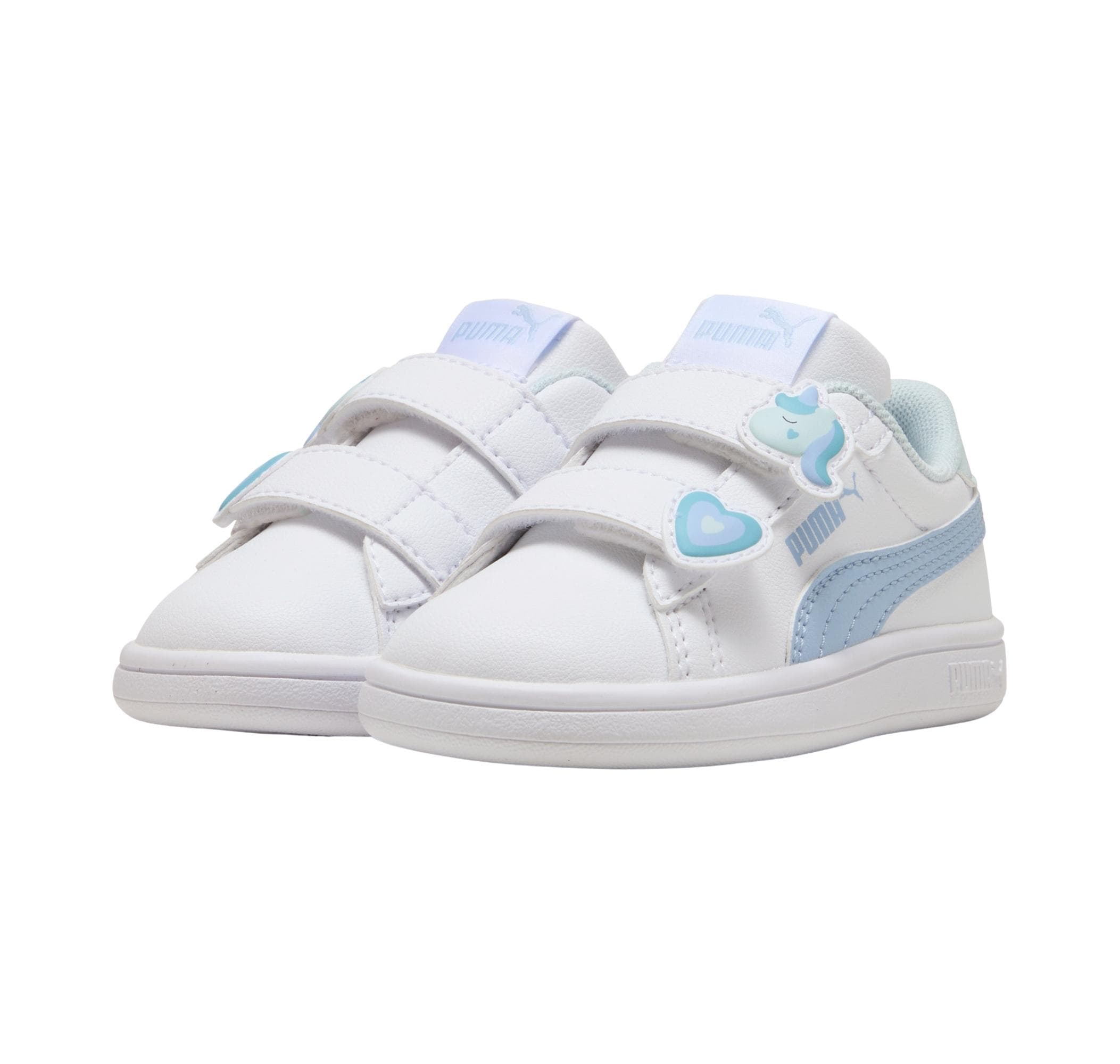 Puma Puma Smash 3.0 Badges V Inf Bebek Spor Ayakkabı Beyaz - 2