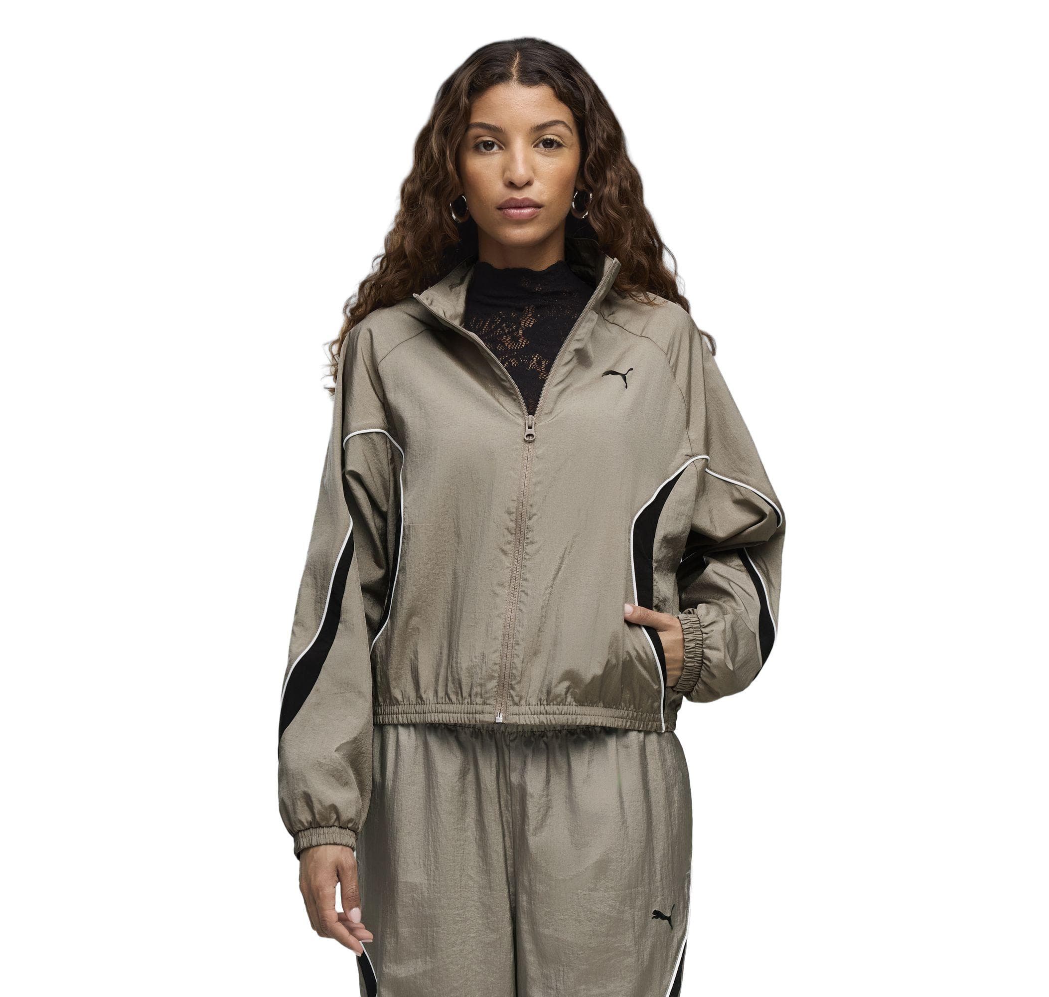 Puma Puma Sport Woven Jacket Kadın Ceket Haki