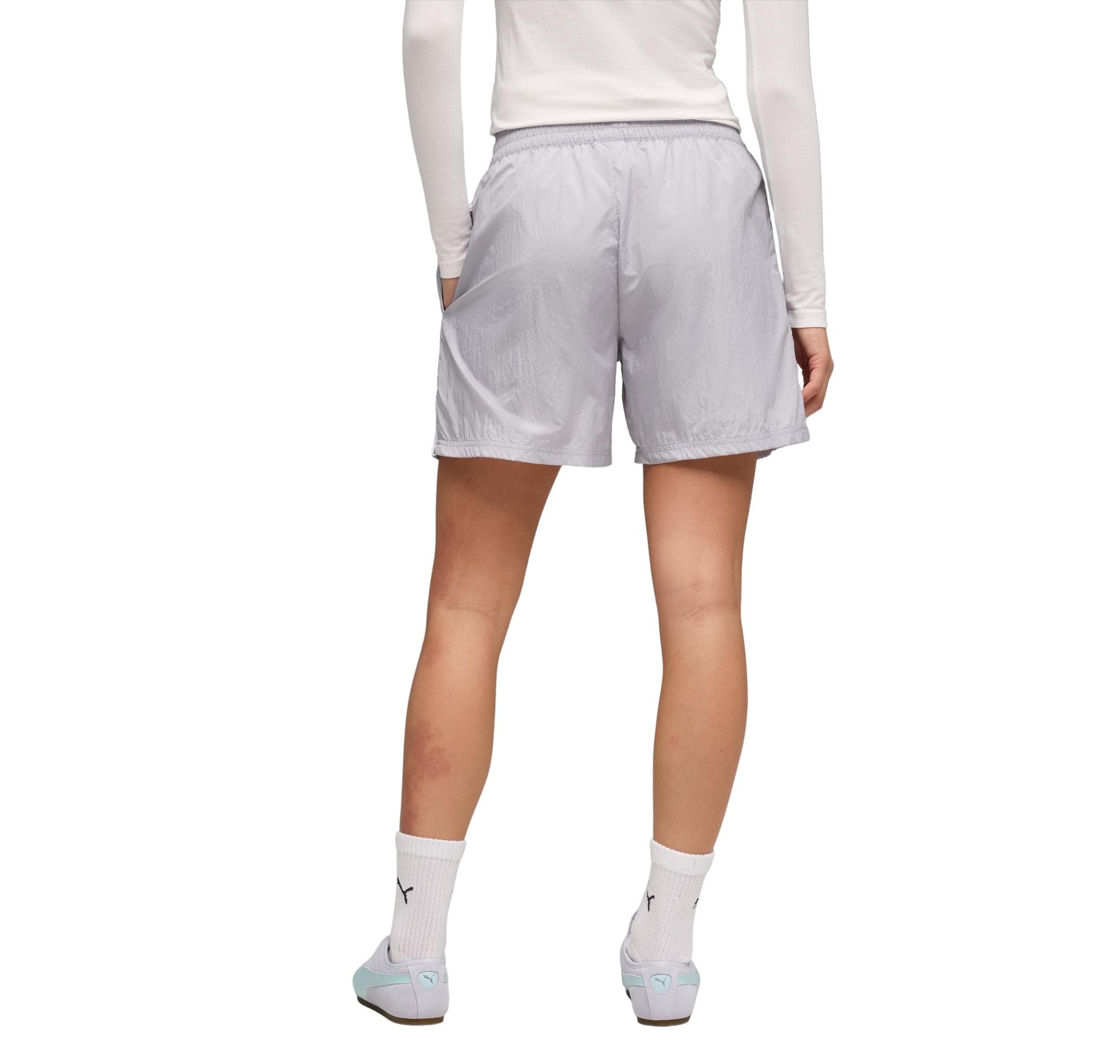 Puma Puma Sport Woven Shorts Kadın Şort Ve Kapri Gri - 3