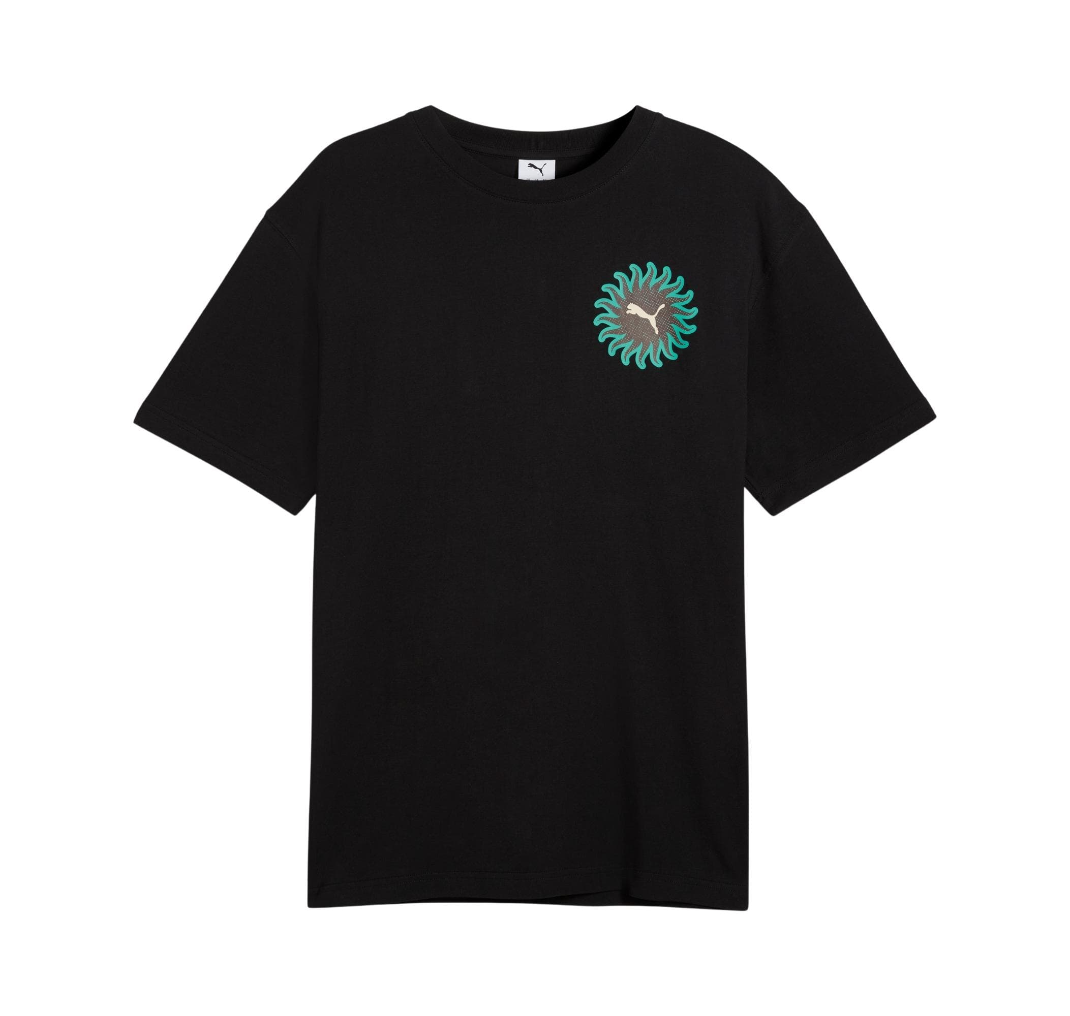 Puma Puma Sunset Drıve Relaxed Tee Erkek T-Shirt Siyah - 4