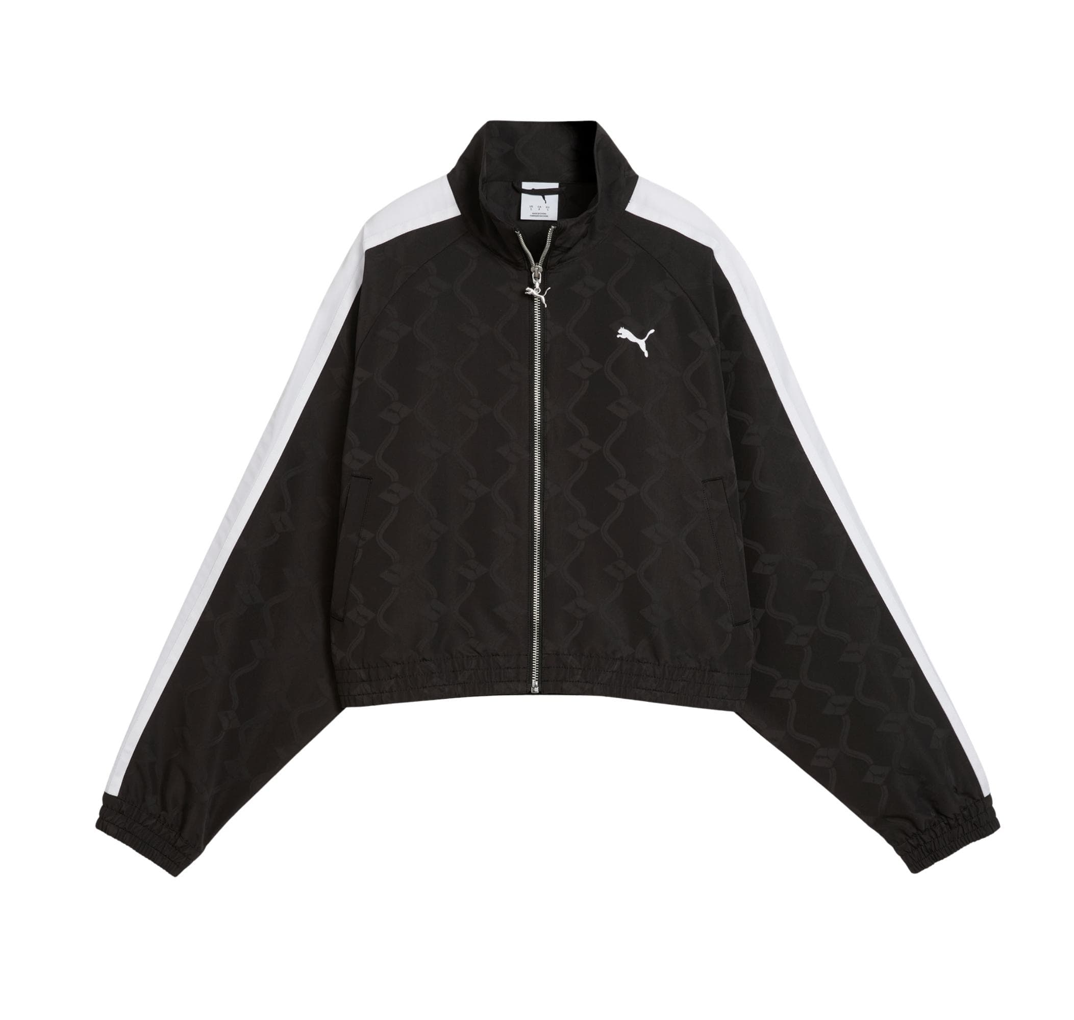 Puma Puma T7 Jacquarded Woven Jacket Kadın Ceket Siyah