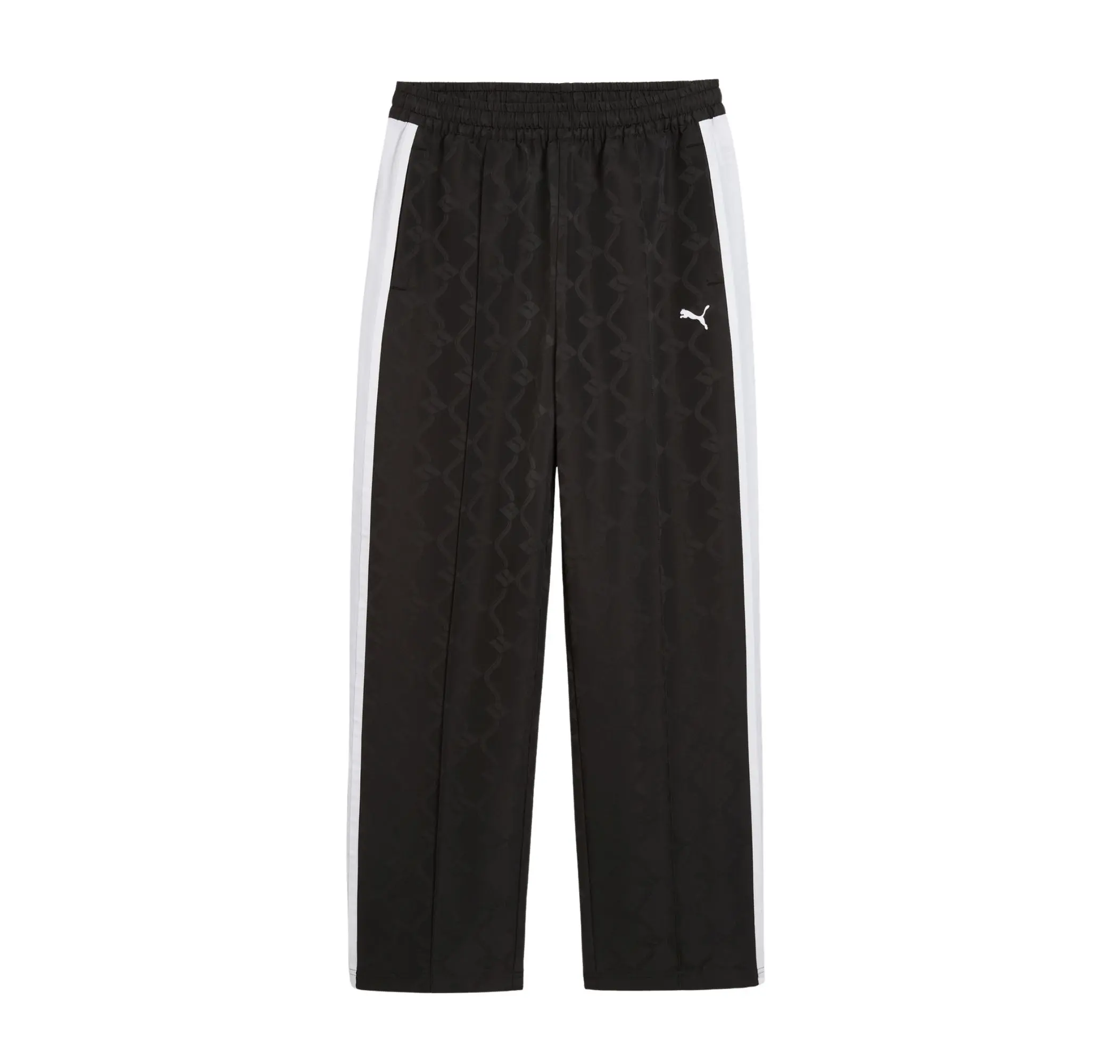 Puma Puma T7 Jacquarded Woven Pants Op Kadın Eşofman Altı Siyah