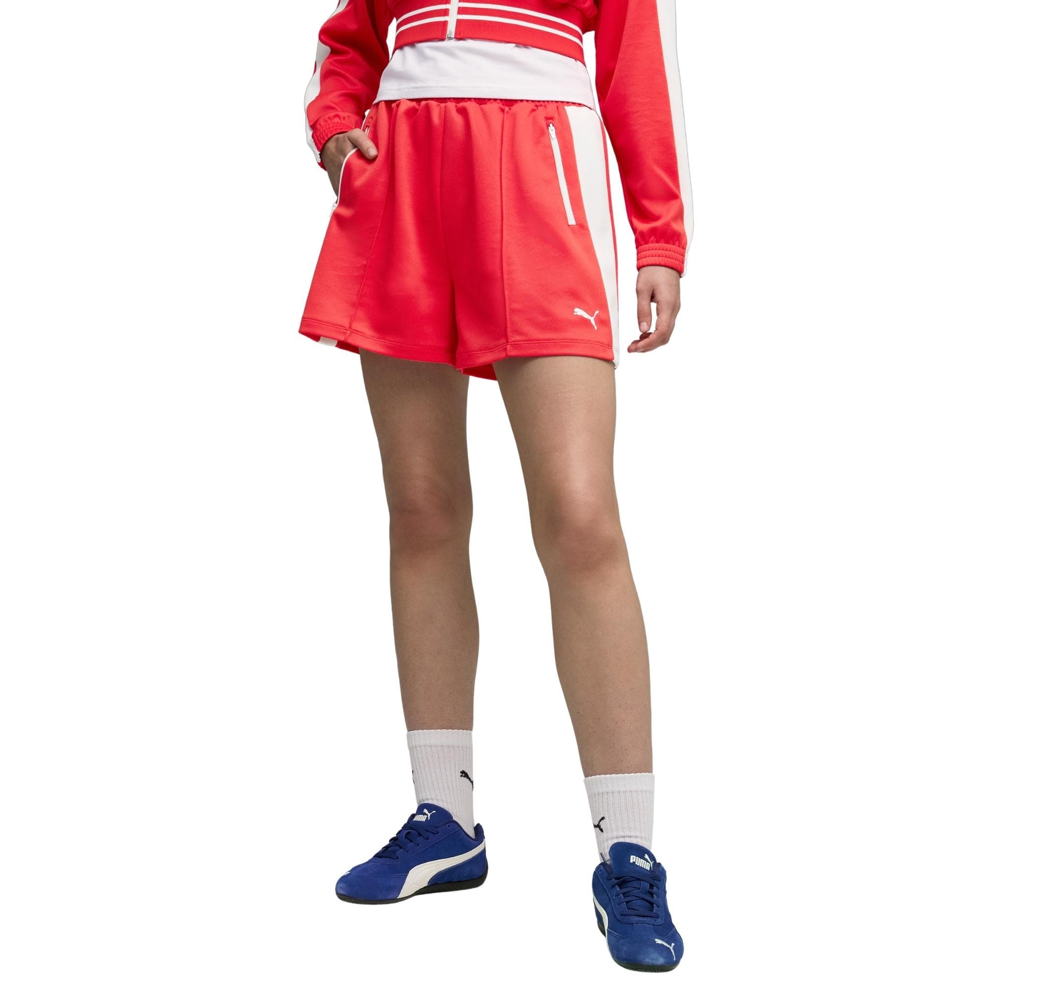 Puma Puma T7 Shorts Kadın Şort Ve Kapri Kırmızı