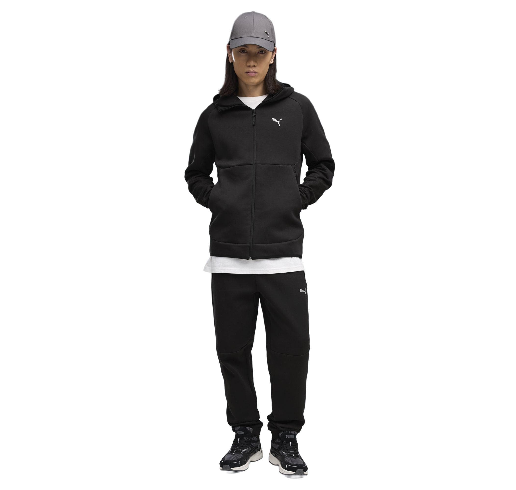 Puma Puma Tech Full-Zip Hoodie Erkek Ceket Siyah - 3