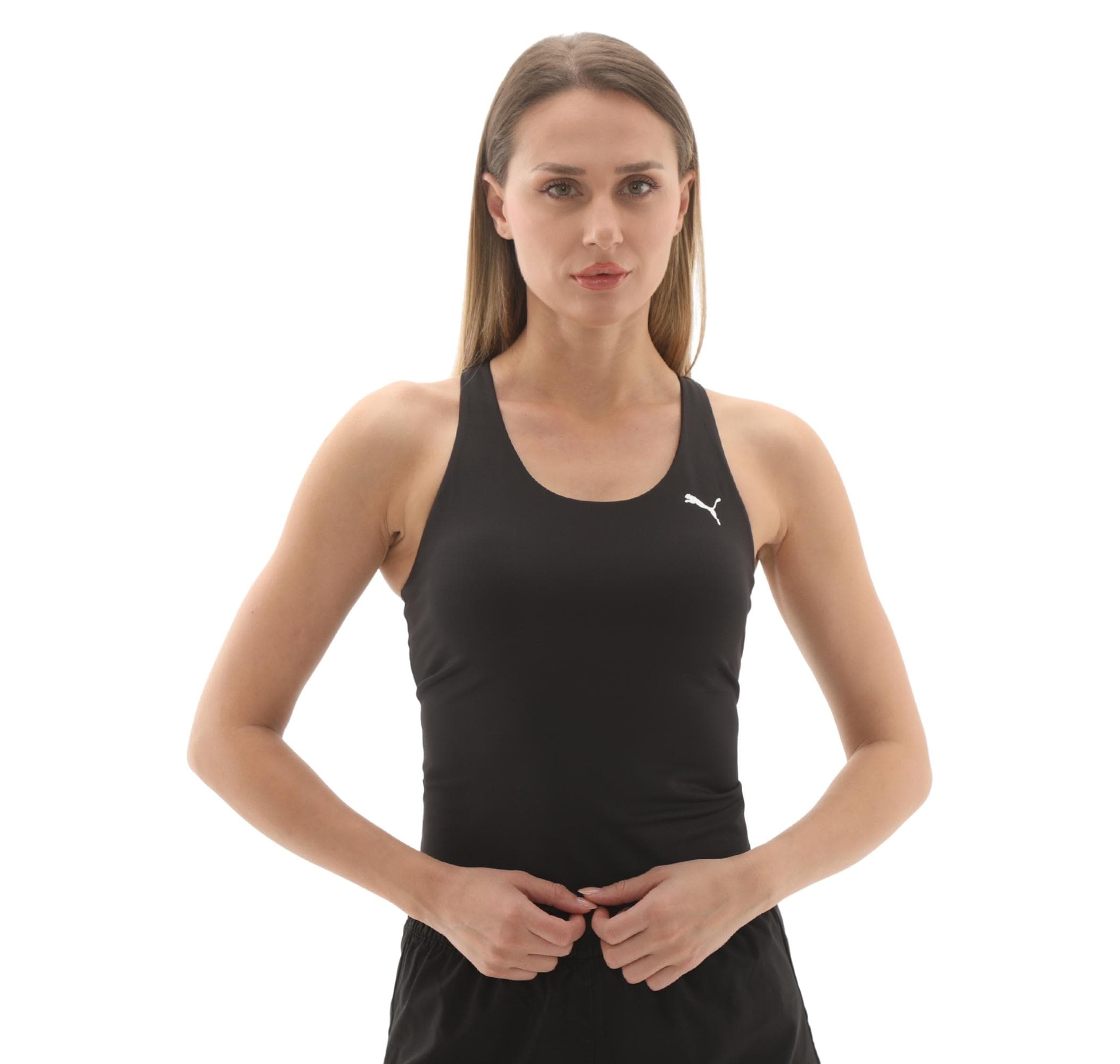 Puma Puma W Tad Essentıal 2 İn 1 Tank Kadın T-Shirt Siyah
