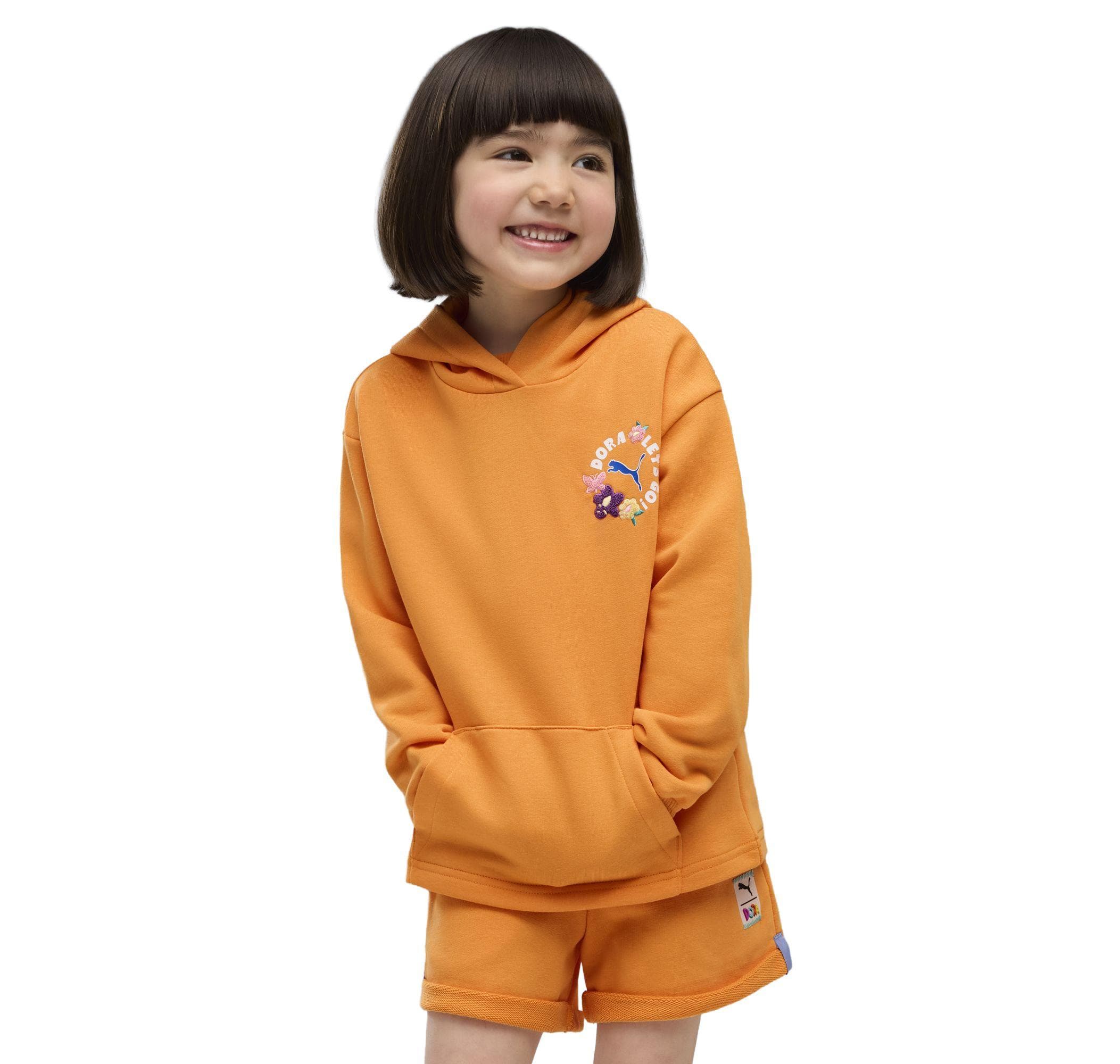 Puma Puma X Dora Hoodie Çocuk Sweatshirt Turuncu
