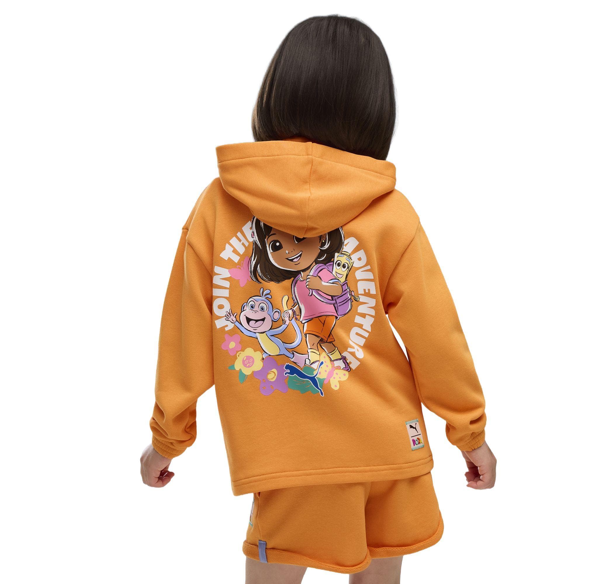 Puma Puma X Dora Hoodie Çocuk Sweatshirt Turuncu - 2