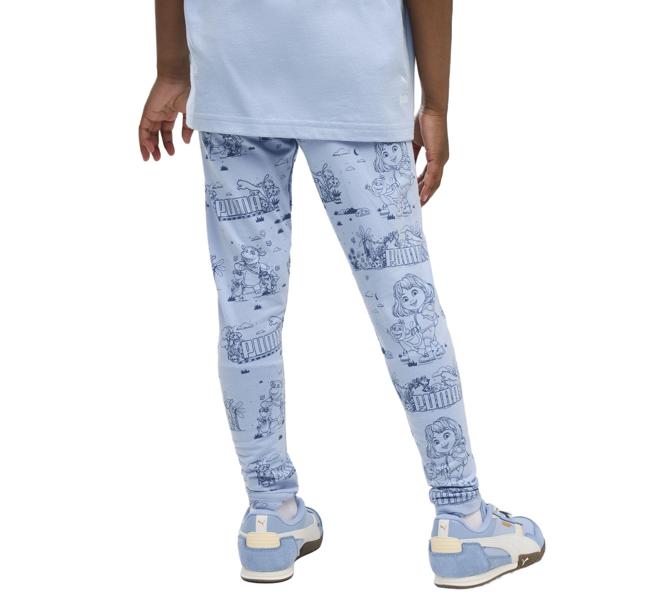 Puma Puma X Dora Leggings Çocuk Tayt Açık Mavi - 2