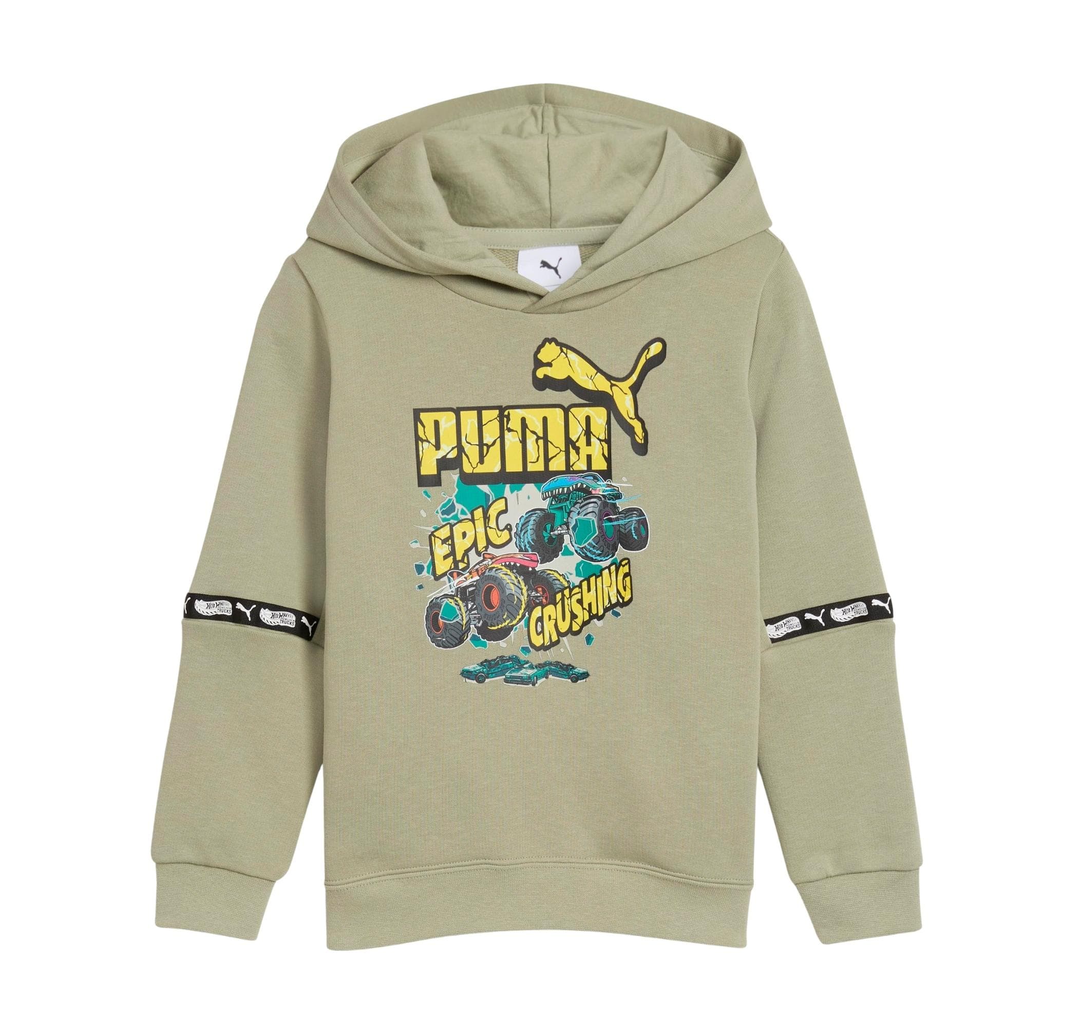 Puma Puma X Hot Wheels Hoodie Çocuk Sweatshirt Yeşil