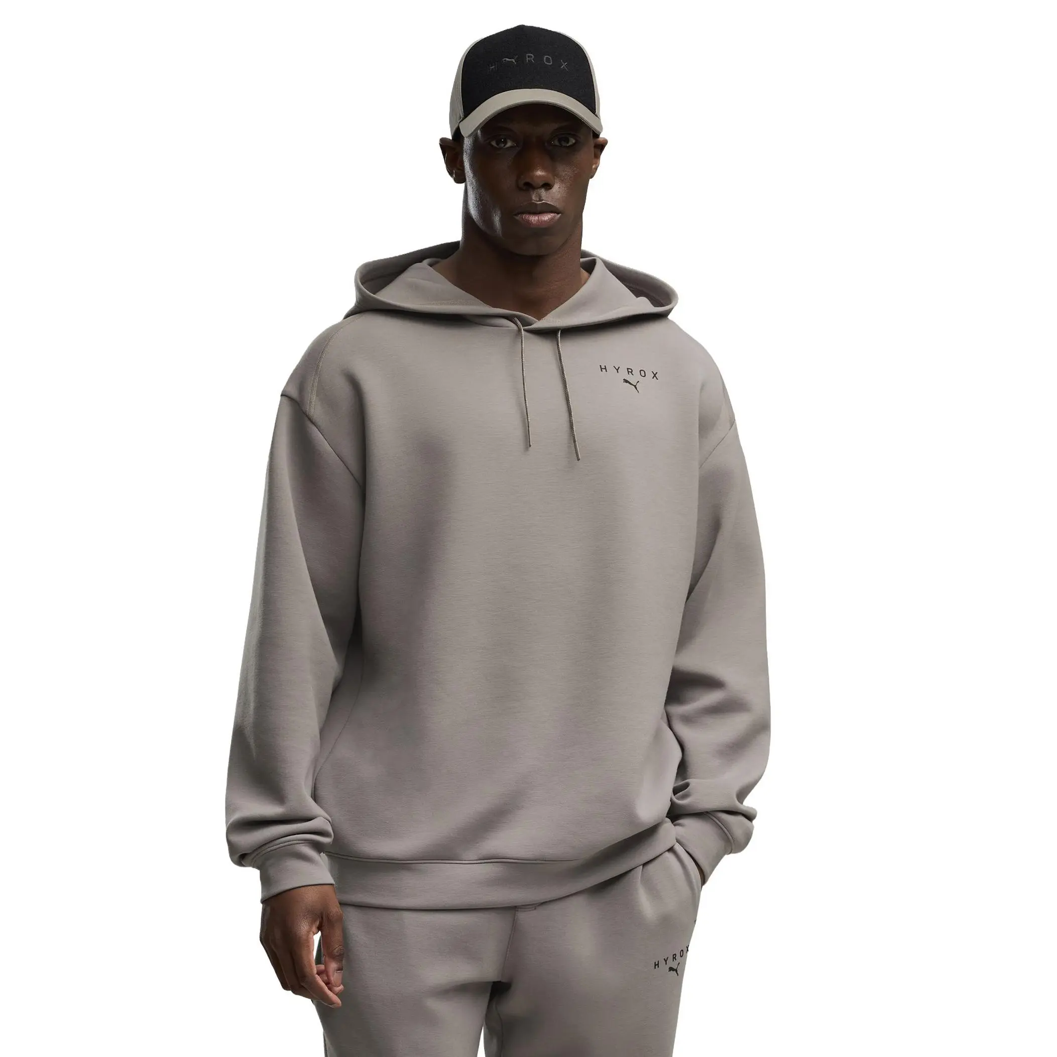 Puma Puma X Hyrox M Cloudspun Hoodıe Erkek Sweatshirt Bej