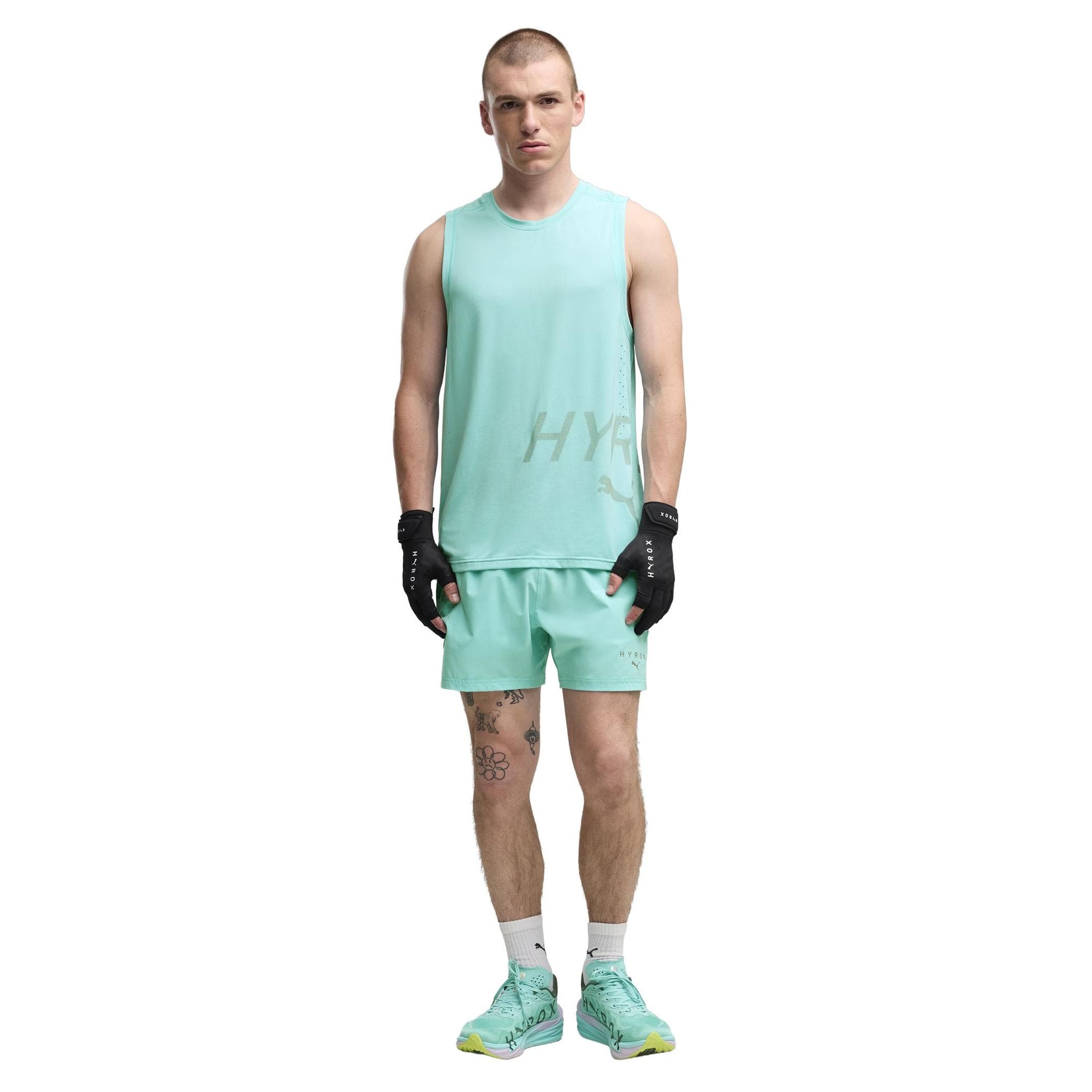 Puma Puma X Hyrox M Deviate Nıtro 4 Erkek Spor Ayakkabı Yeşil - 8