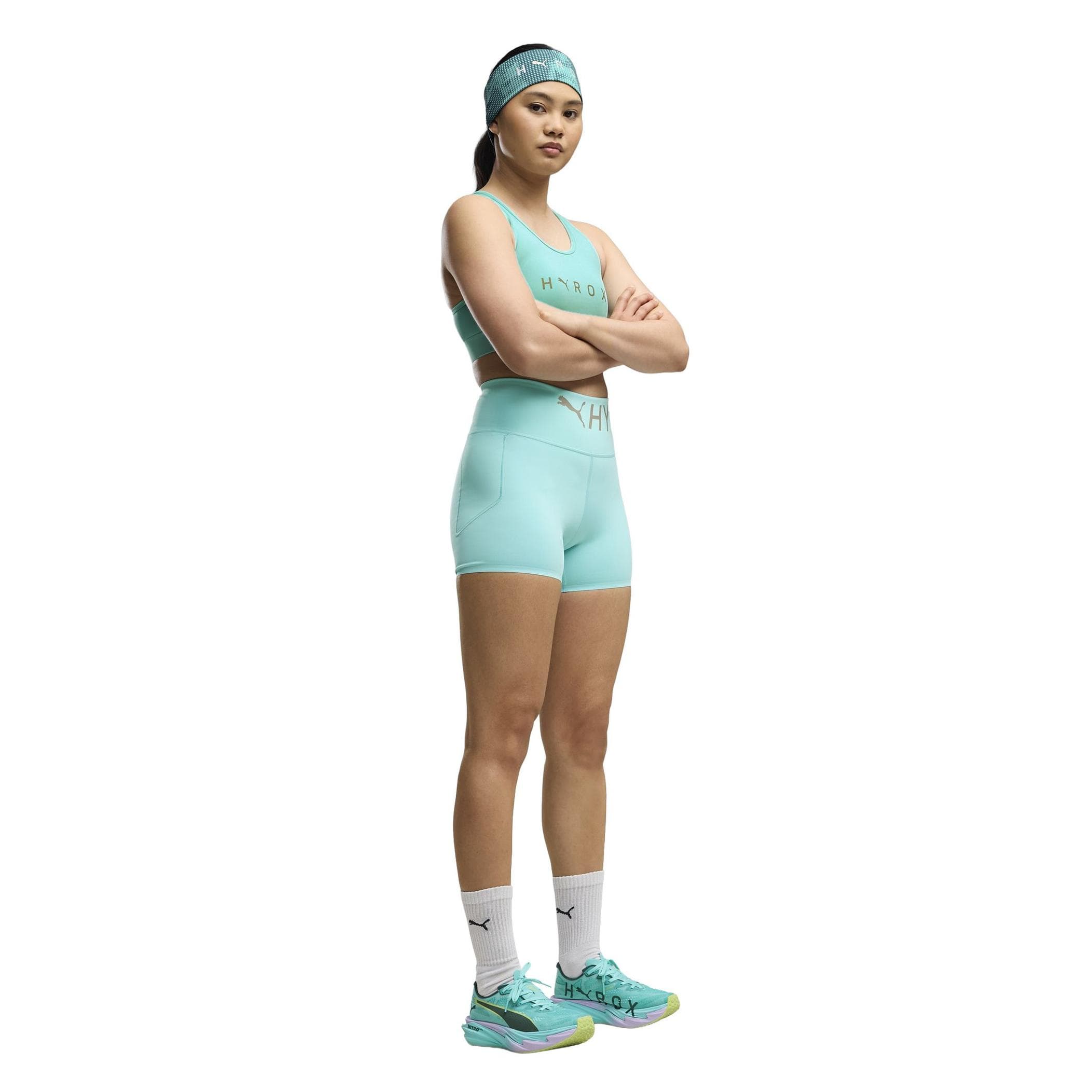 Puma Puma X Hyrox W Deviate Nıtro Elite 4 Kadın Spor Ayakkabı Yeşil - 7