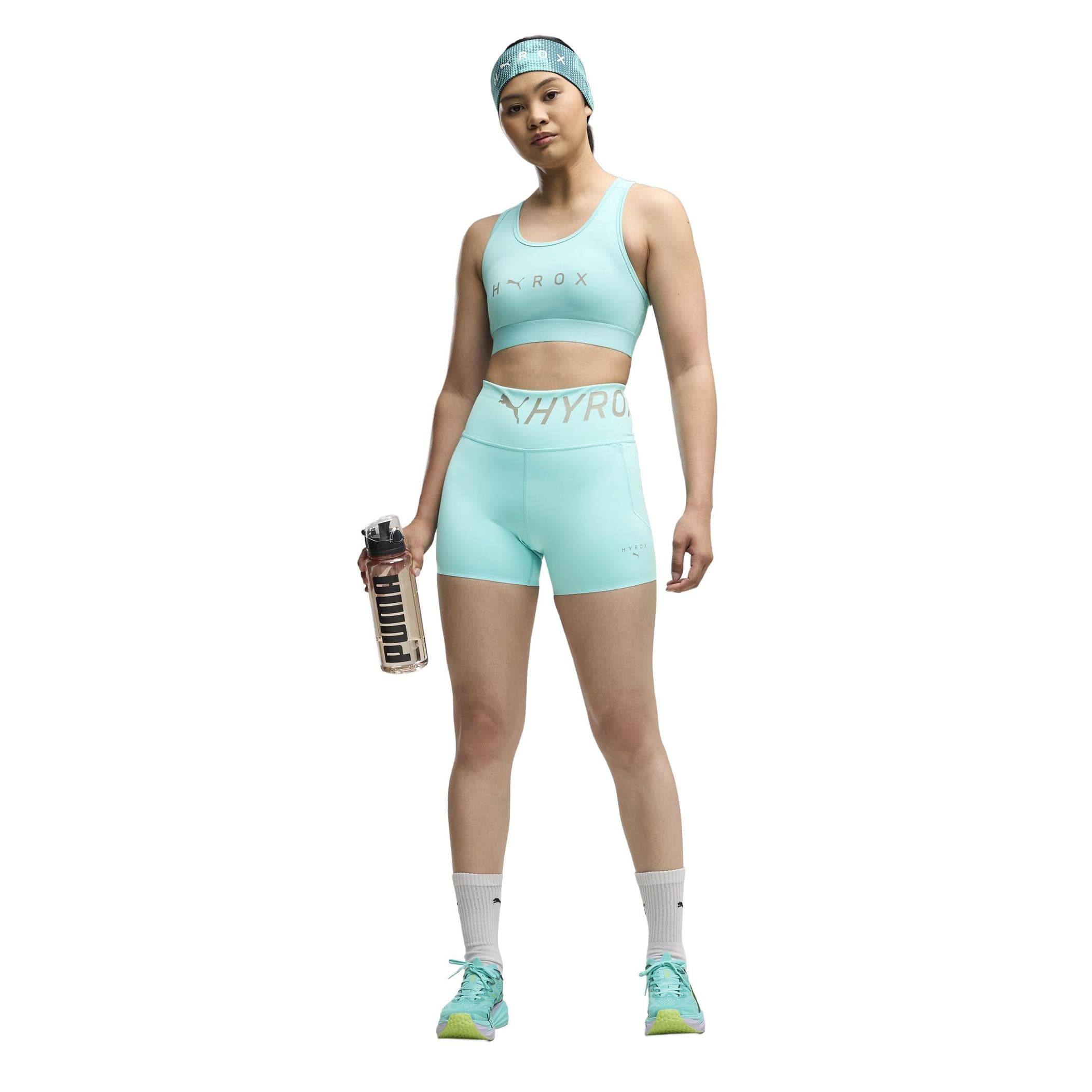 Puma Puma X Hyrox W Pwrmode 4 Inch Short Tıght Kadın Tayt Yeşil - 4