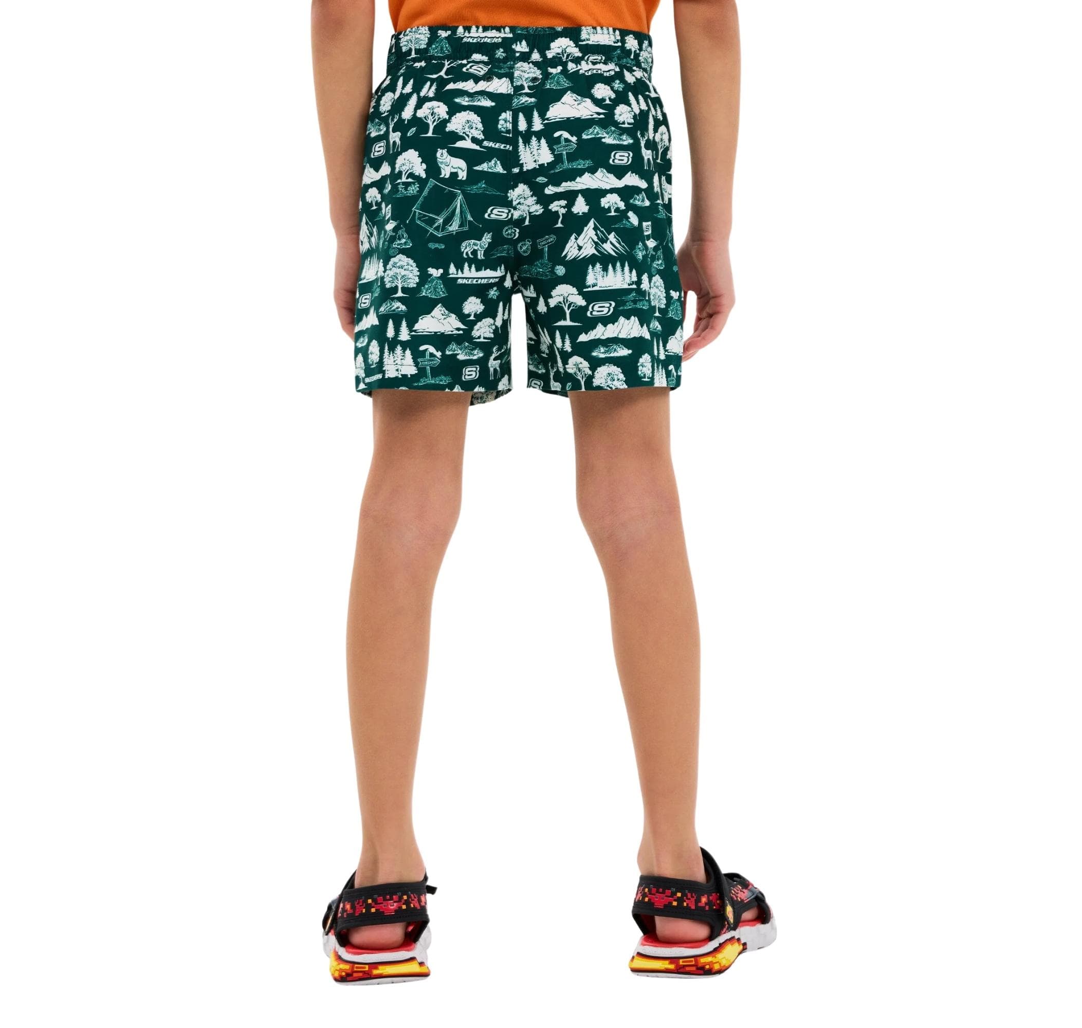 Skechers Skechers B 5 Inch Swimshort Çocuk Mayo Yeşil - 4